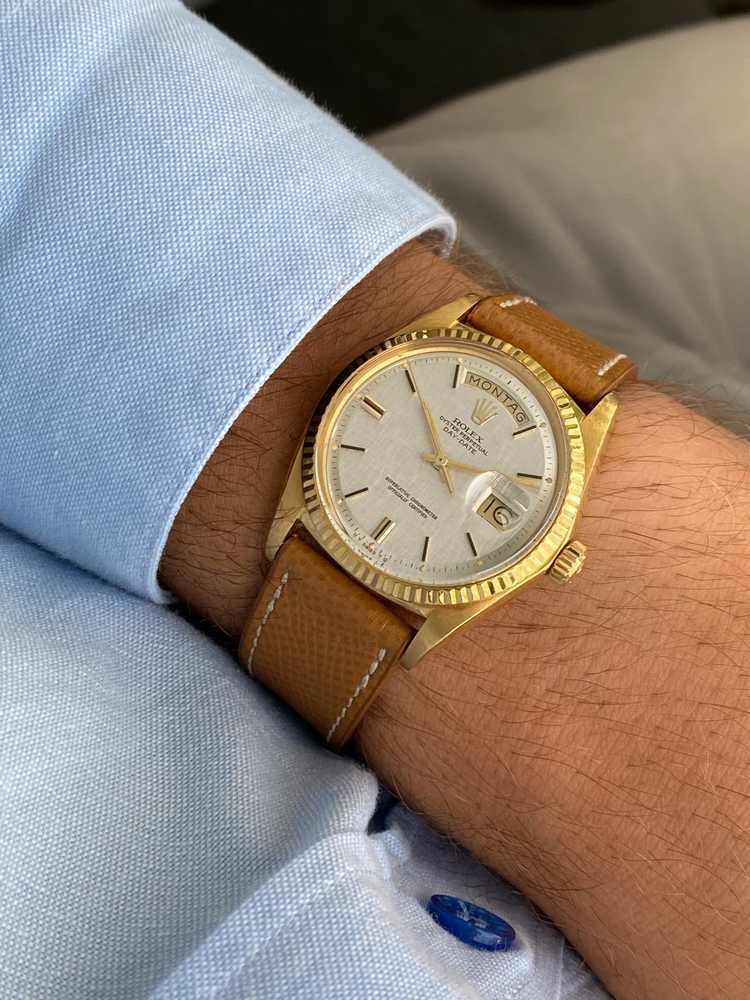 Image for Rolex Day-Date 1803 Silver Linen 1970 