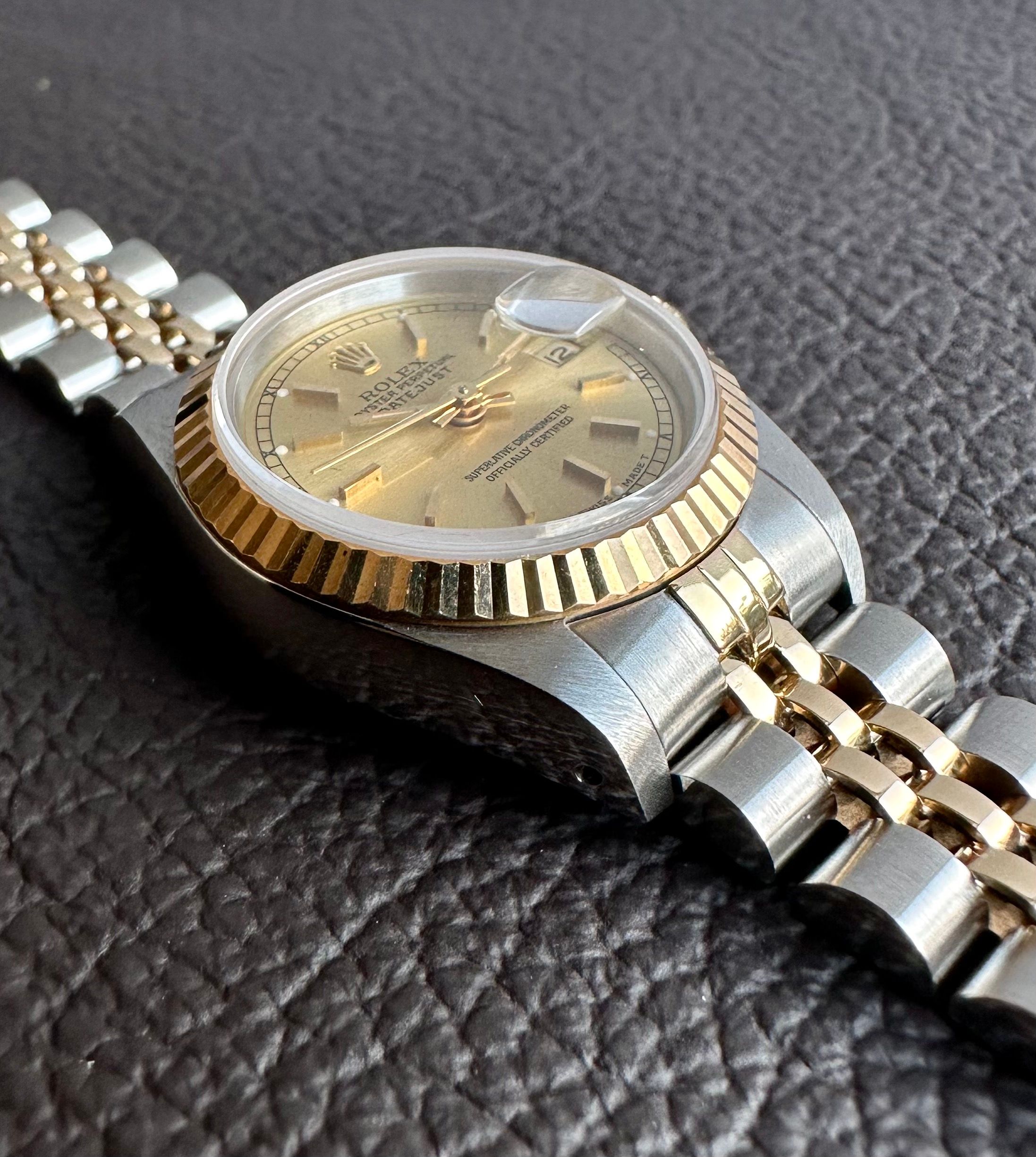 ROLEX Ref.69173用　純正ベゼル Rolex Lady-Datejust 69173 Gold 1989 with original box and papers 2