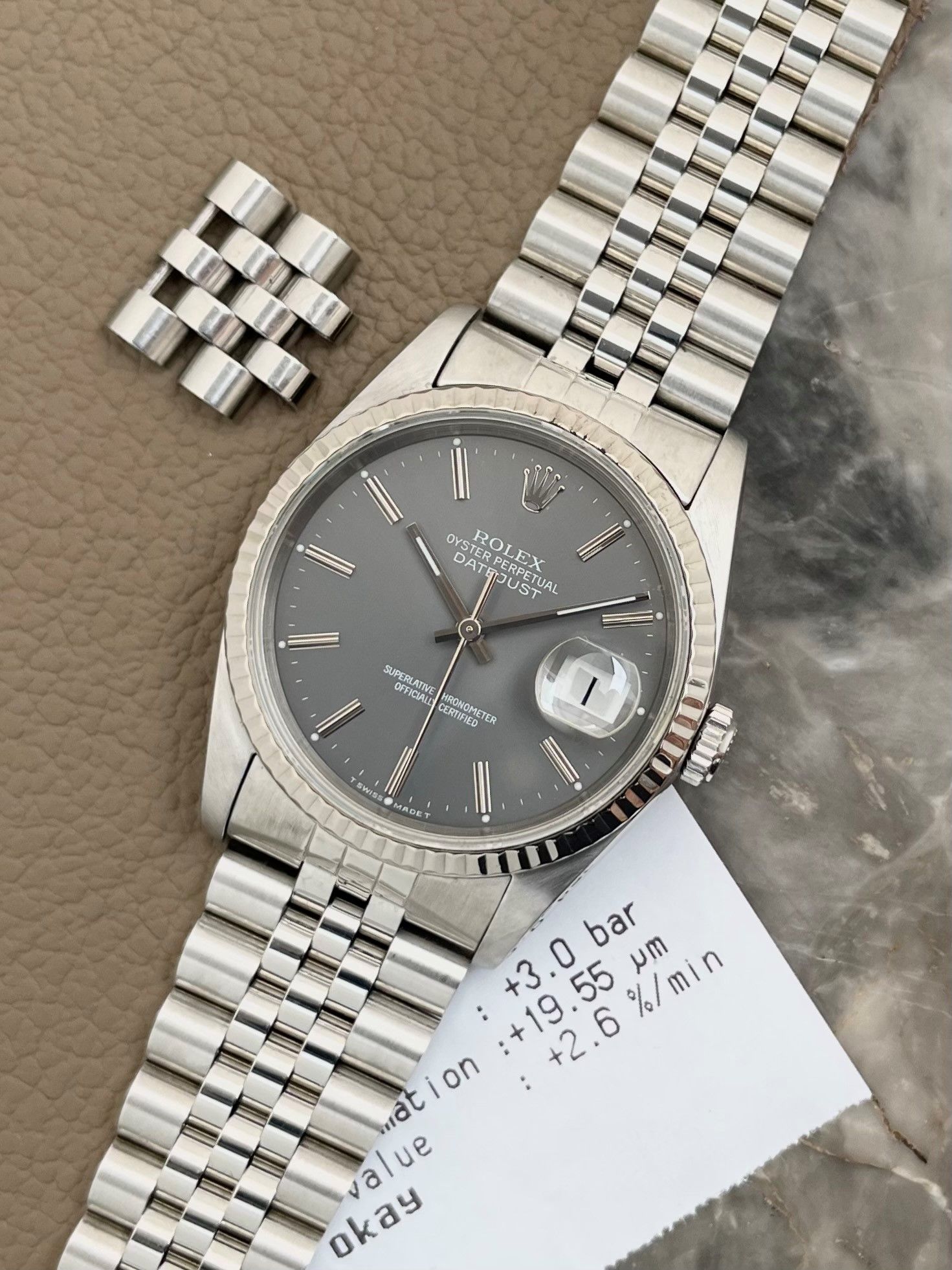 Grey rolex outlet datejust