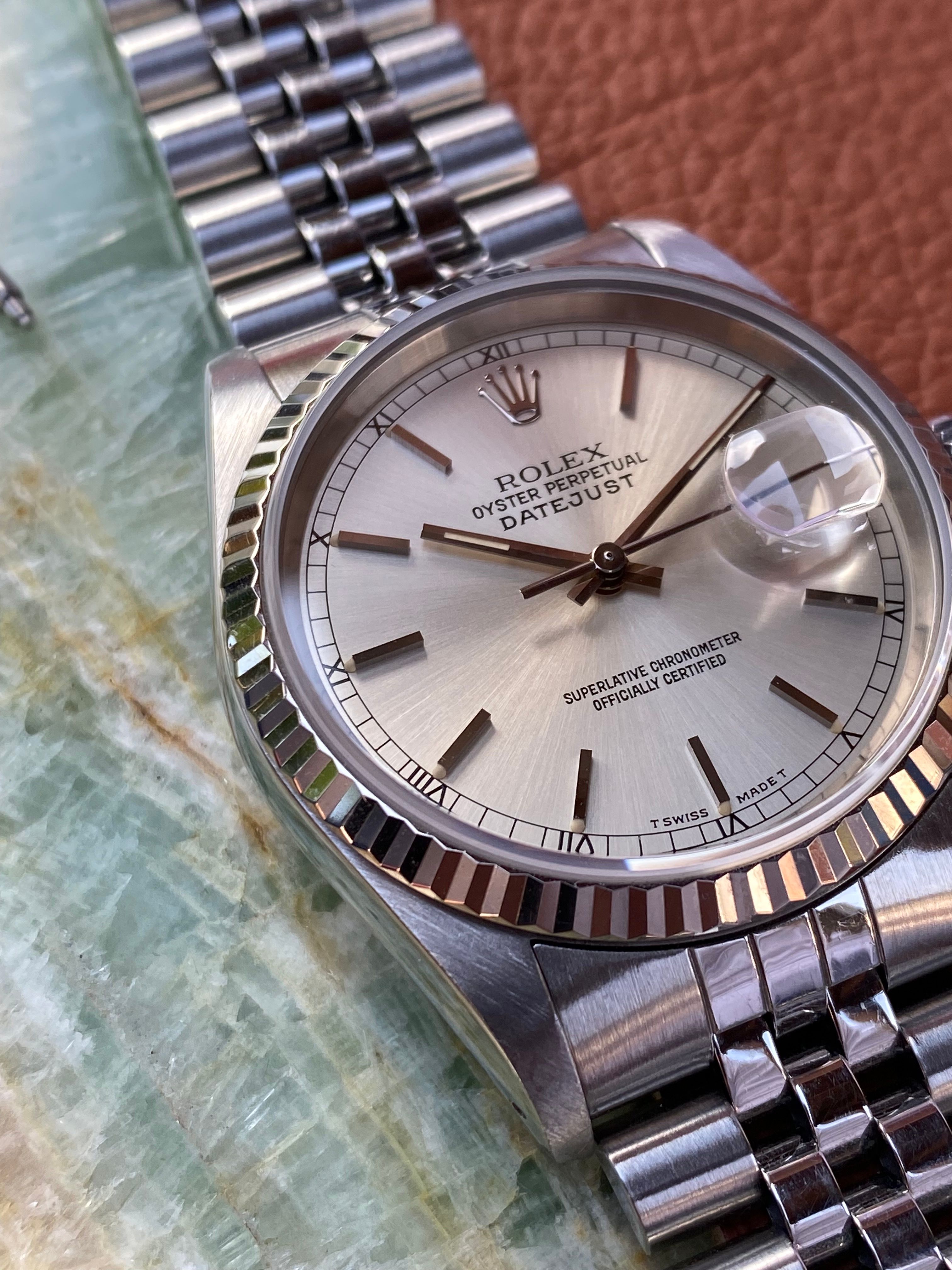 Rolex Datejust 16234 Silver 1989