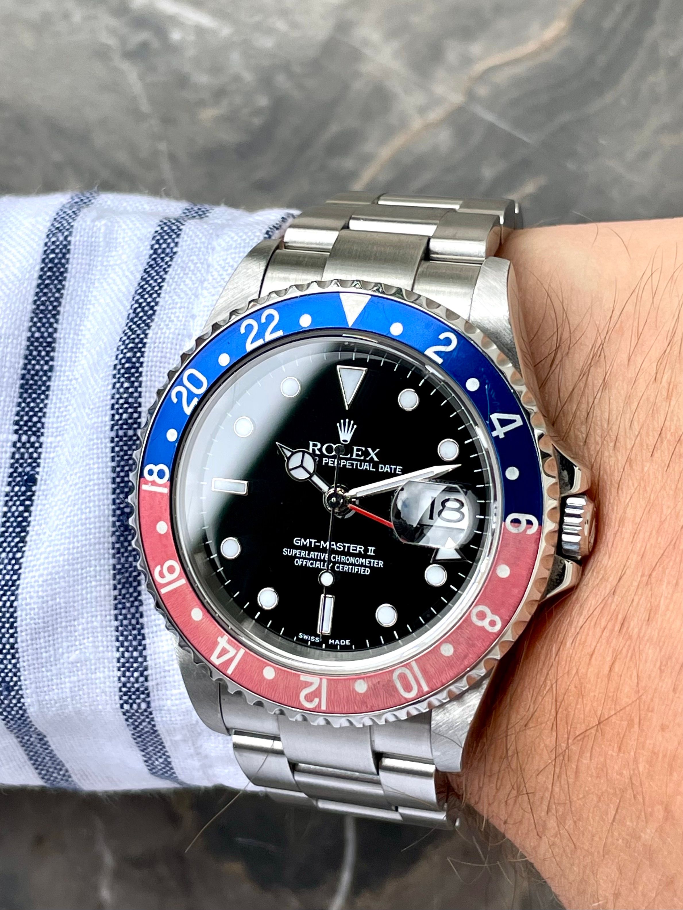 Rolex GMT Master II 16710T Black 2004