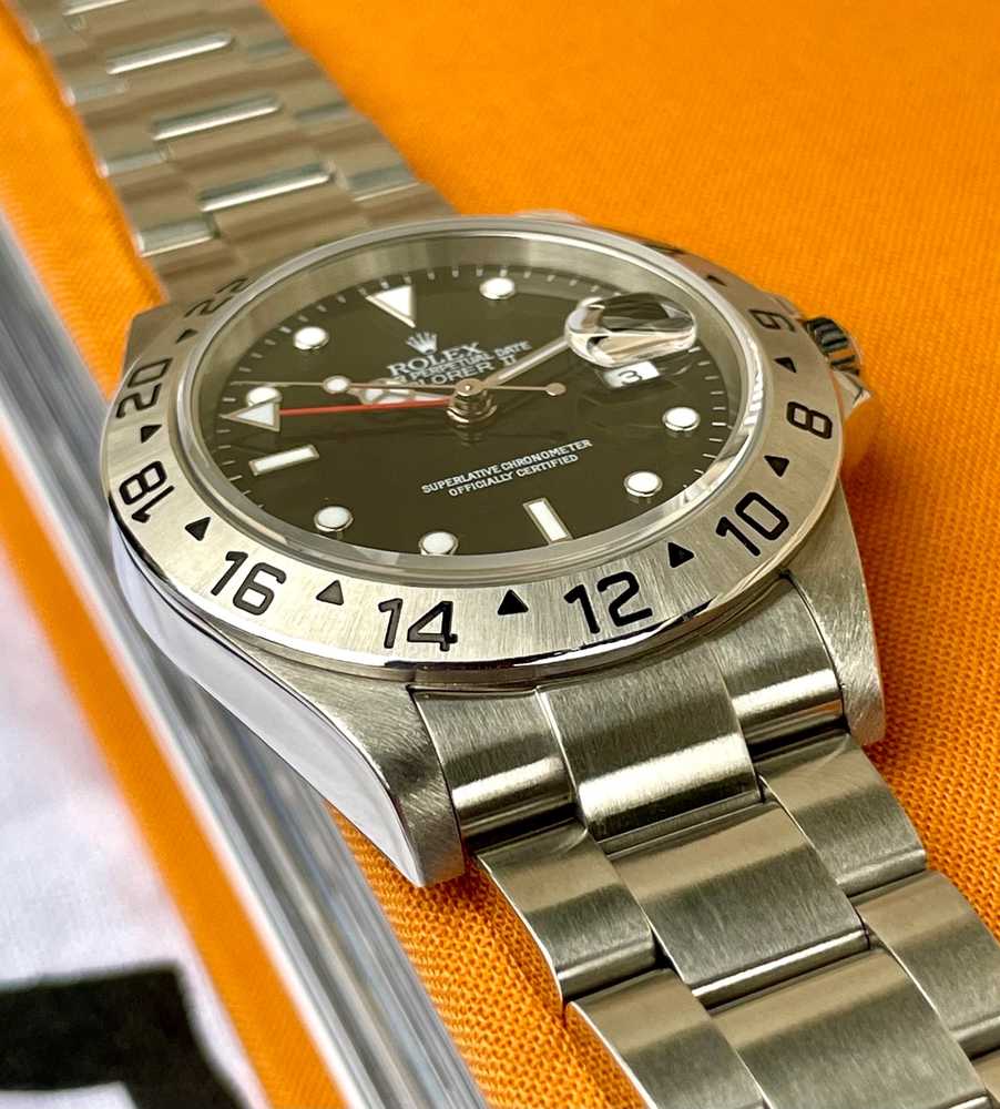 Image for Rolex Explorer 2 16570T Black 2004 with original box and papers