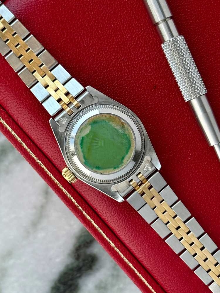 Image for Rolex Lady-Datejust "Diamond" 69173G Gold 1989 with original box and papers