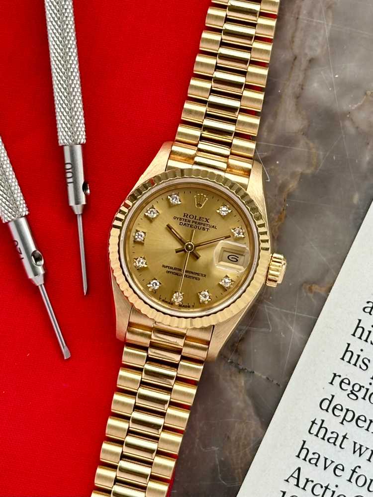 Current image for Rolex Lady-Datejust "Diamond" 69178G Gold 1990 