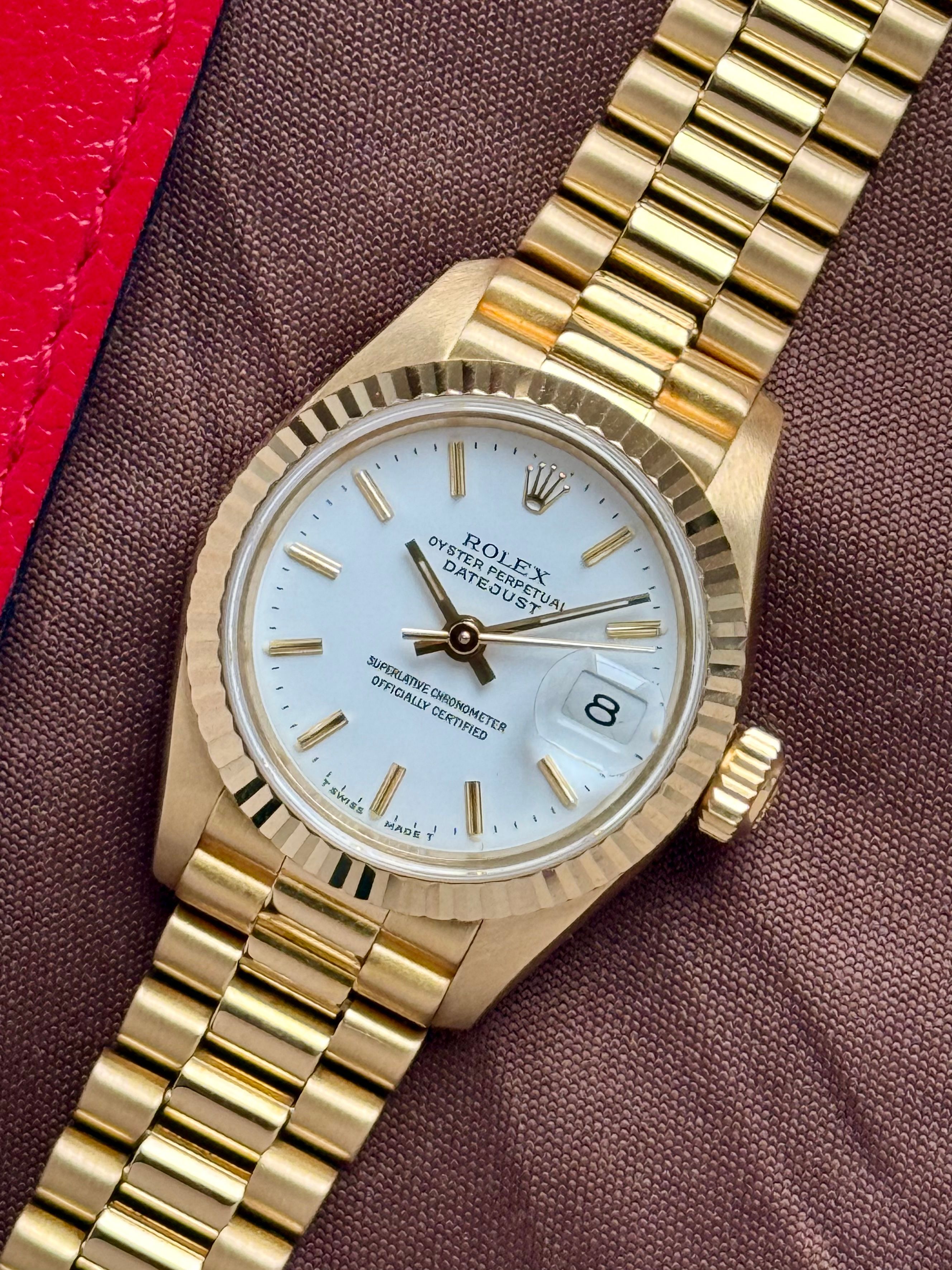 Rolex Lady-Datejust 69178 White 1990
