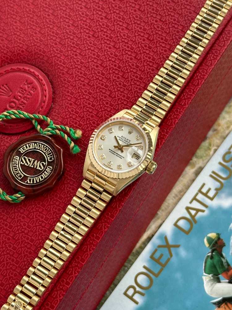 Image for Rolex Lady-Datejust "Diamond" 69178 Silver 1995 with original box and papers