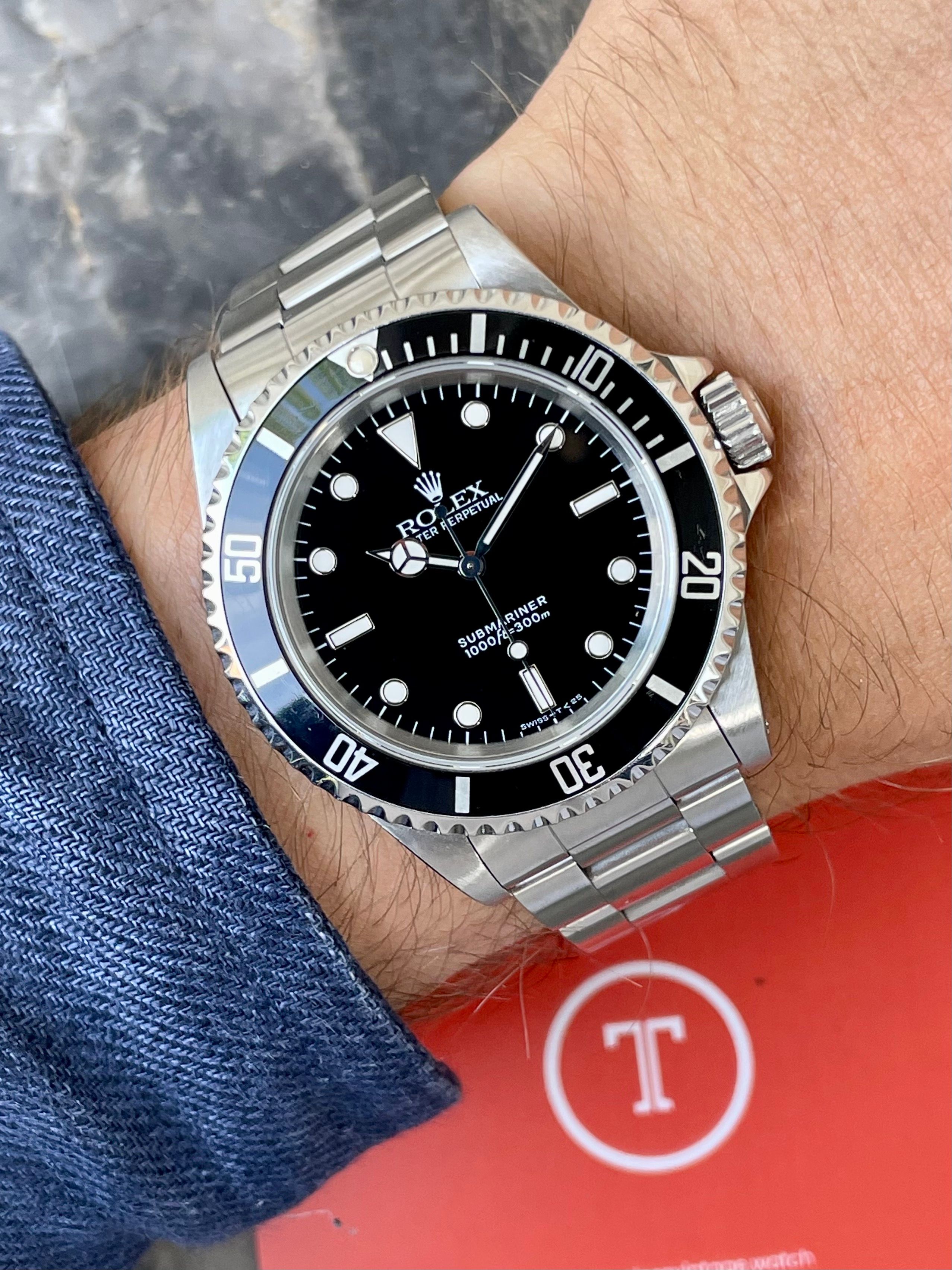 ROLEX SUBMARINER ブレスレット コマ　モデル14060 Rolex Submariner 14060 Black 1993