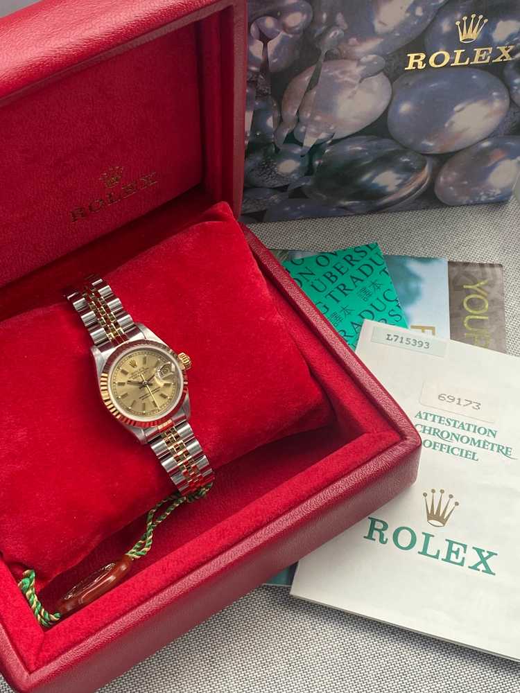 Image for Rolex Lady Datejust 69173 Gold 1989 with original box and papers