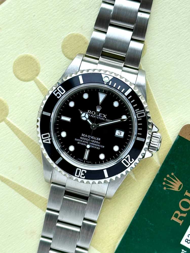Featured image for Rolex Sea-Dweller 16600 T Black 2007 with original box and papers