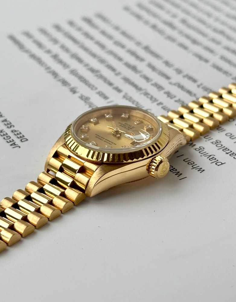 Detail image for Rolex Lady-Datejust "Diamond" 69178G Gold 1990 