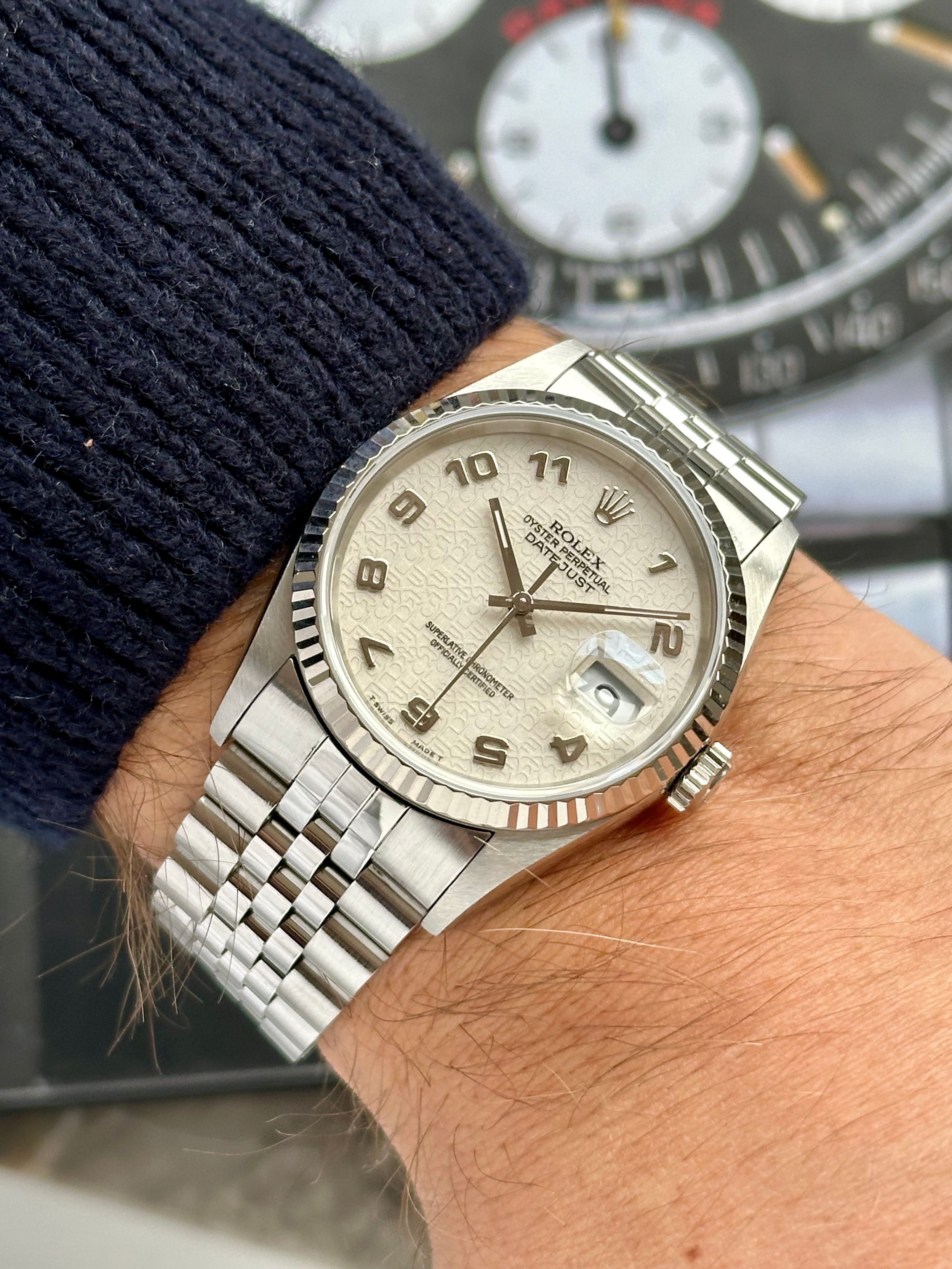 Stainless datejust clearance rolex watch