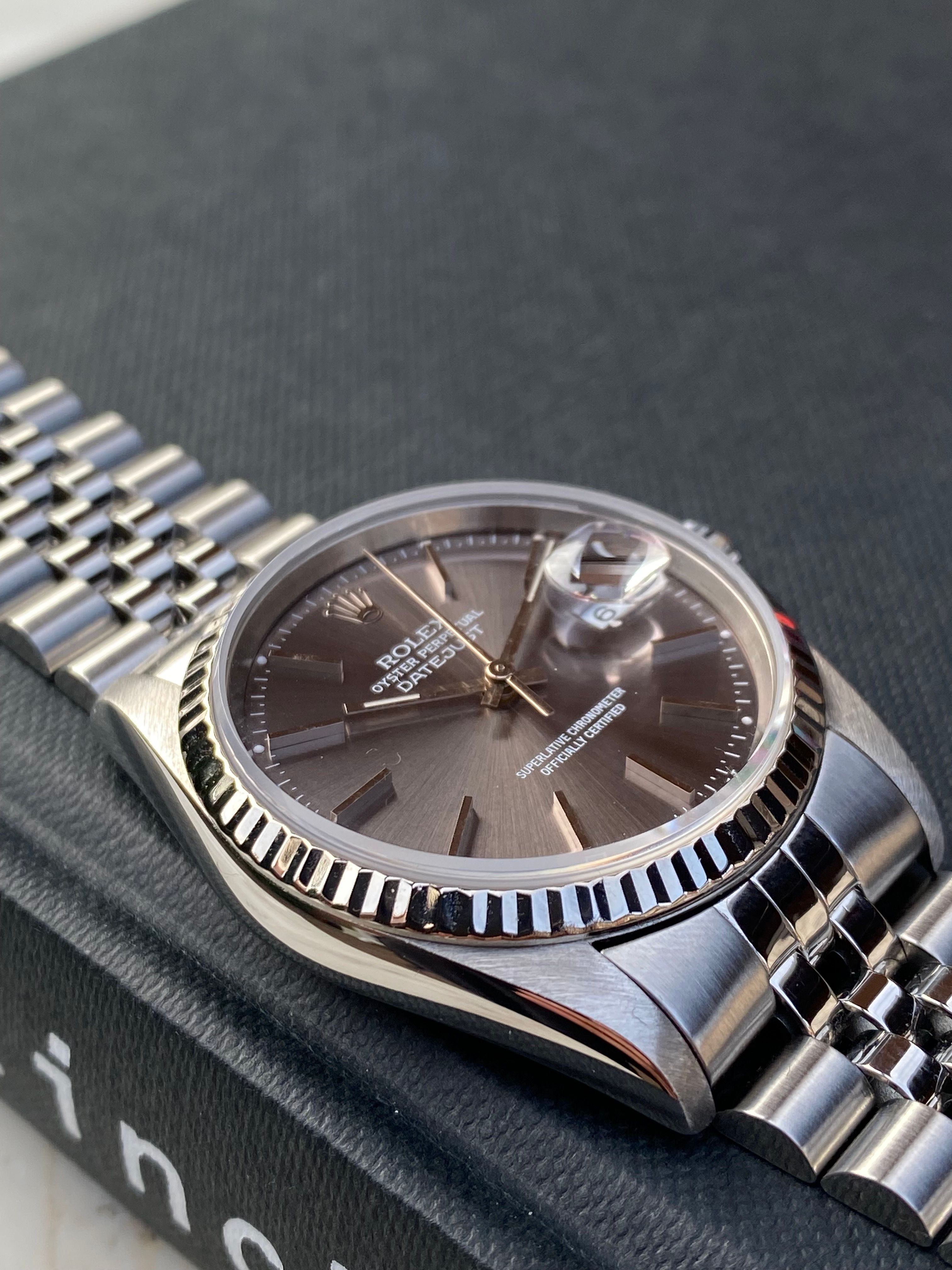 Rolex Datejust 16234 Grey 1995 with original box