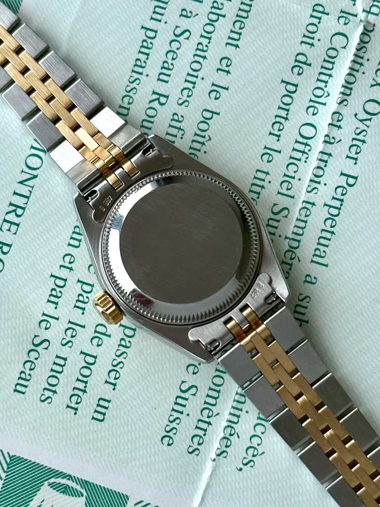 Image for Rolex Lady-Datejust "Diamond" 69173G Gold 1993 with original box and papers