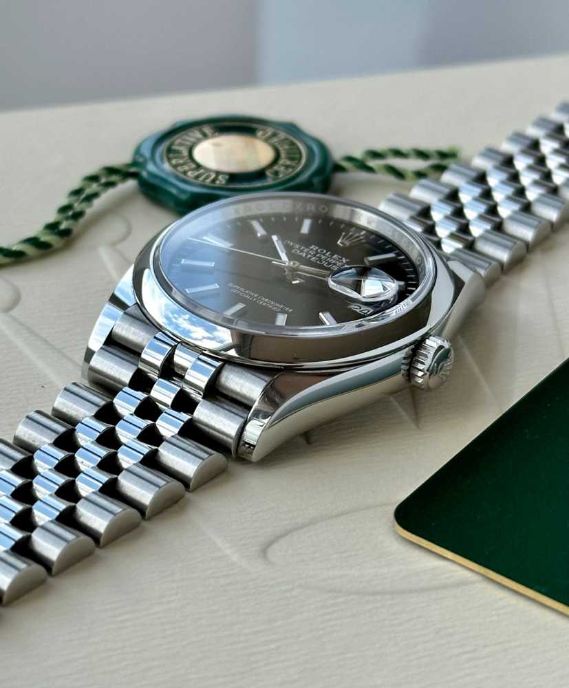 Image for Rolex Datejust 126200 Black 2022 with original box and papers