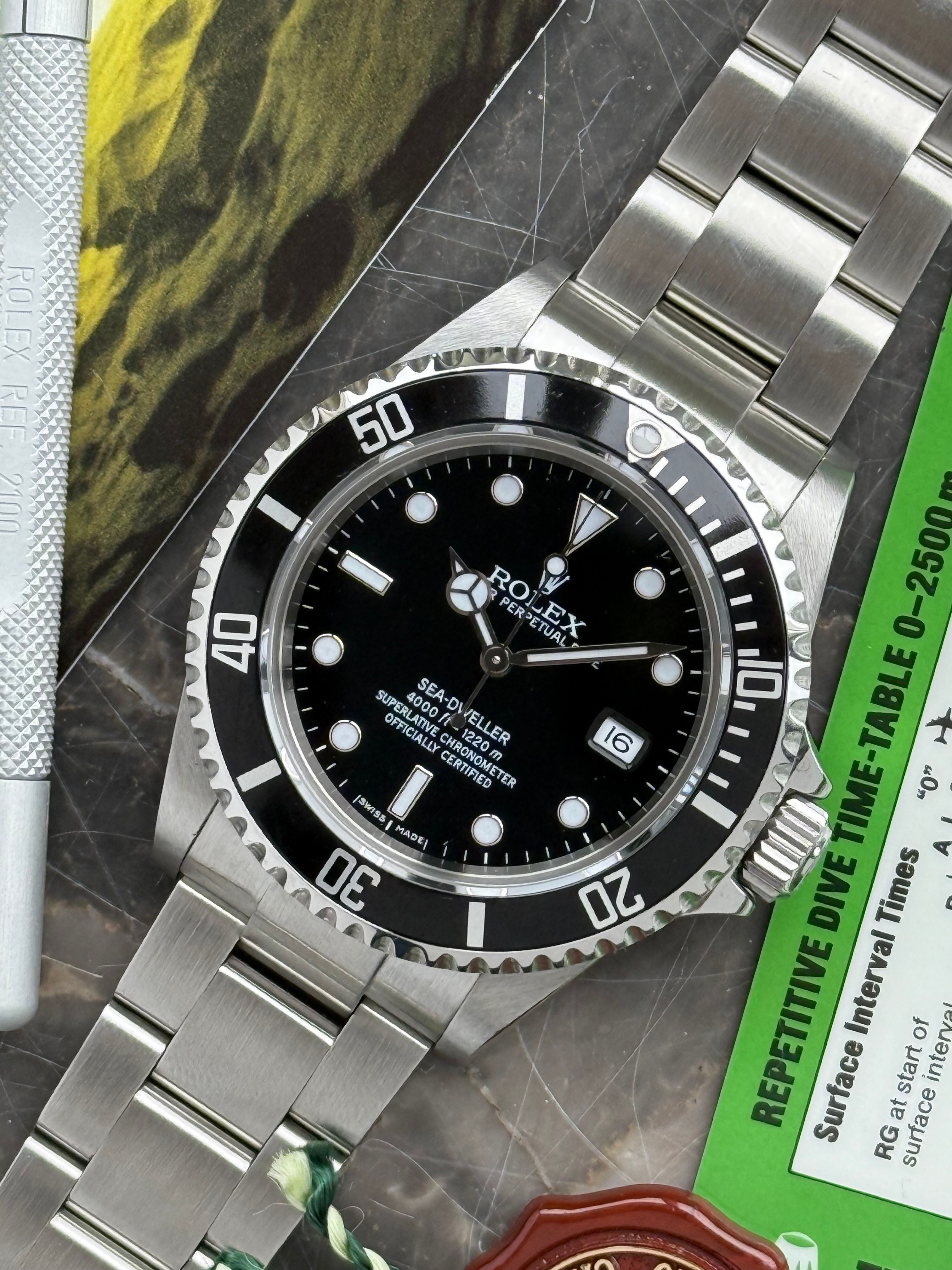 Rolex Sea-Dweller 16600 Black 2008 with original box and papers 2