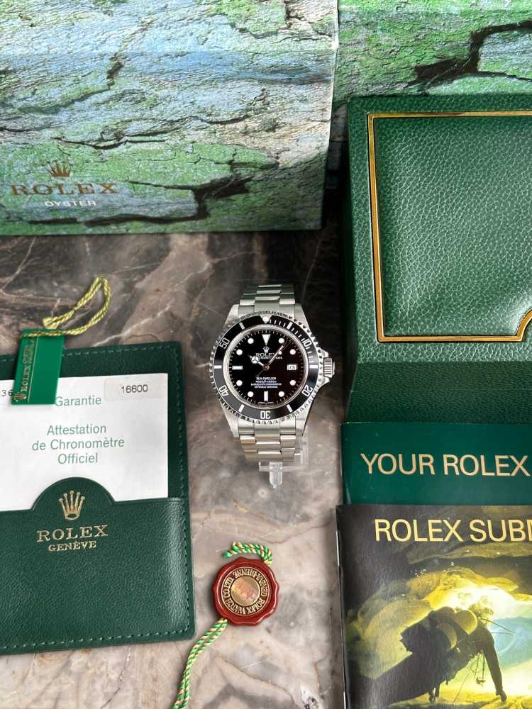 Image for Rolex Sea-Dweller 16600 Black 2004 with original box and papers