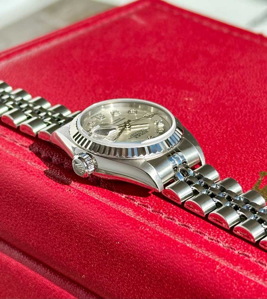 Image for Rolex Lady-Datejust "Diamond" 79174 Silver 2000 with original box and papers