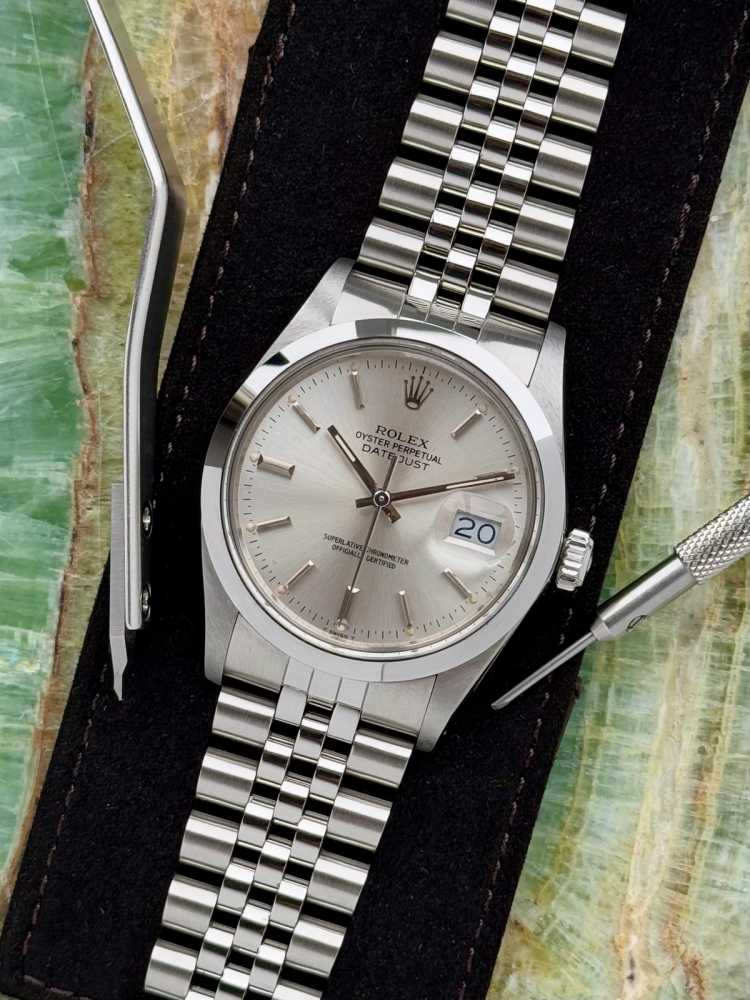 Featured image for Rolex Datejust 16000 Silver 1987 