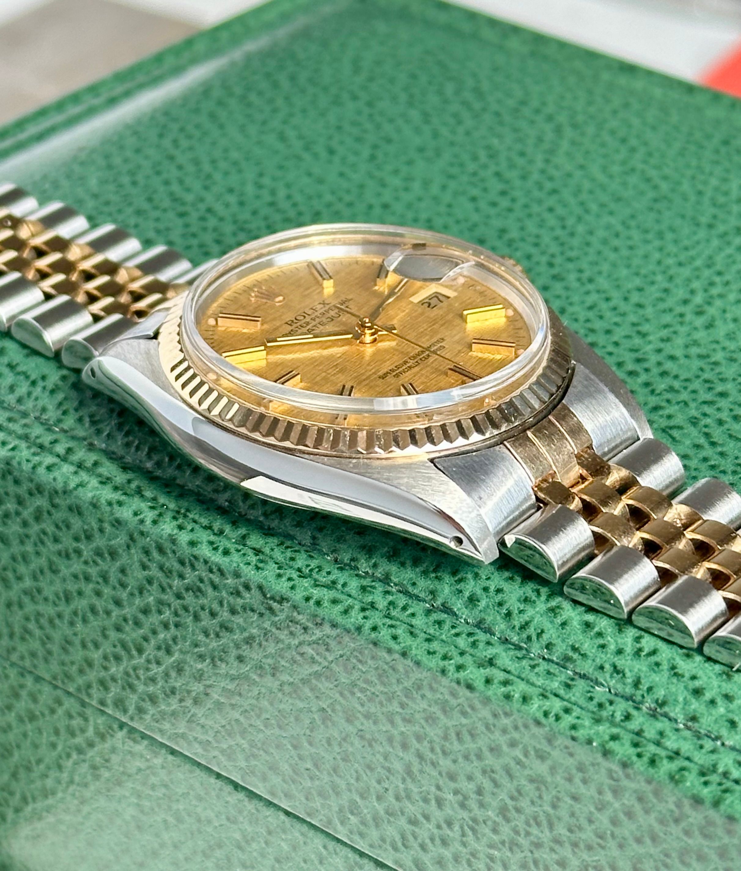 ROLEX 金属ブレスレットリンク16013 2コマ&ボックス Rolex Datejust 