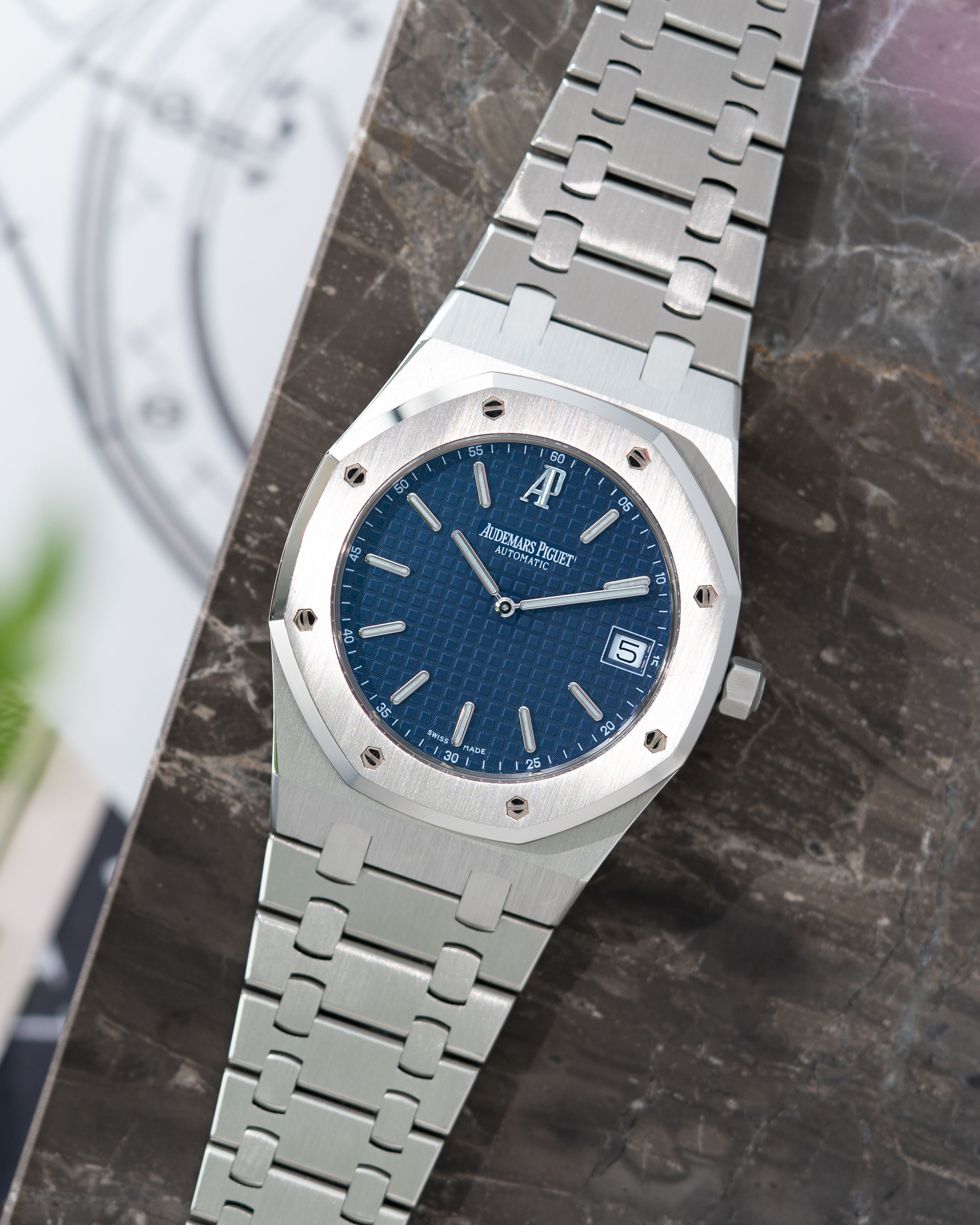 Audemars Piguet Royal Oak Jumbo 'Extra Thin' 15202ST Blue 2008