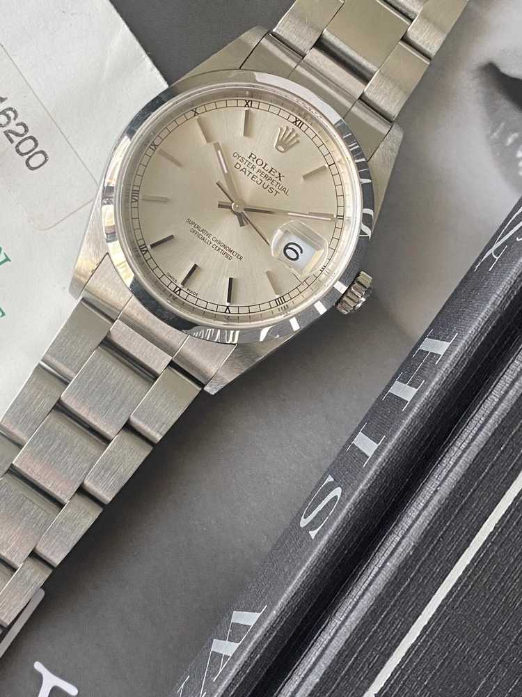Image for Rolex Datejust 16200 Silver 1998 with original papers