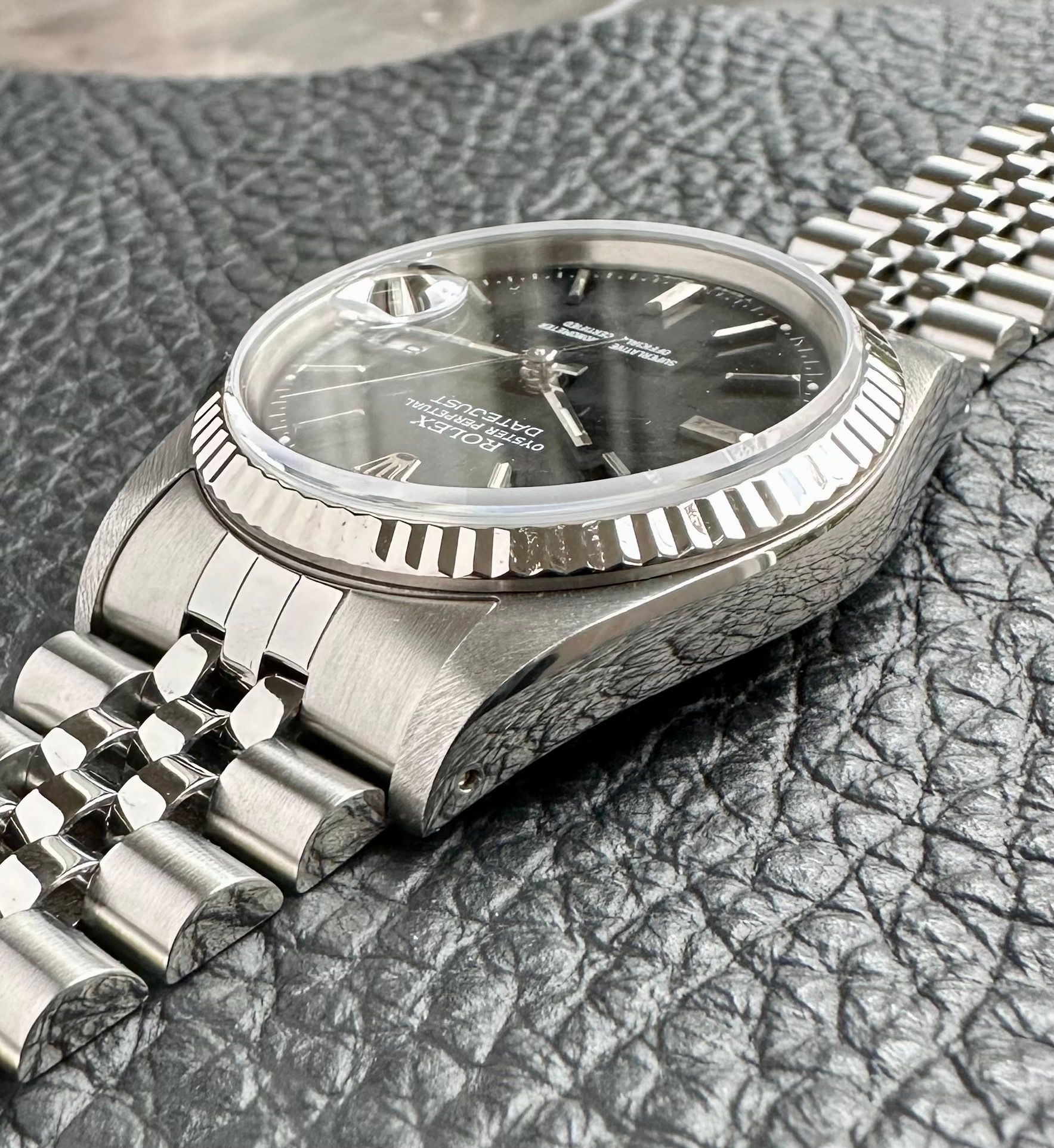 Rolex Datejust 16234 Black 1989 with original box