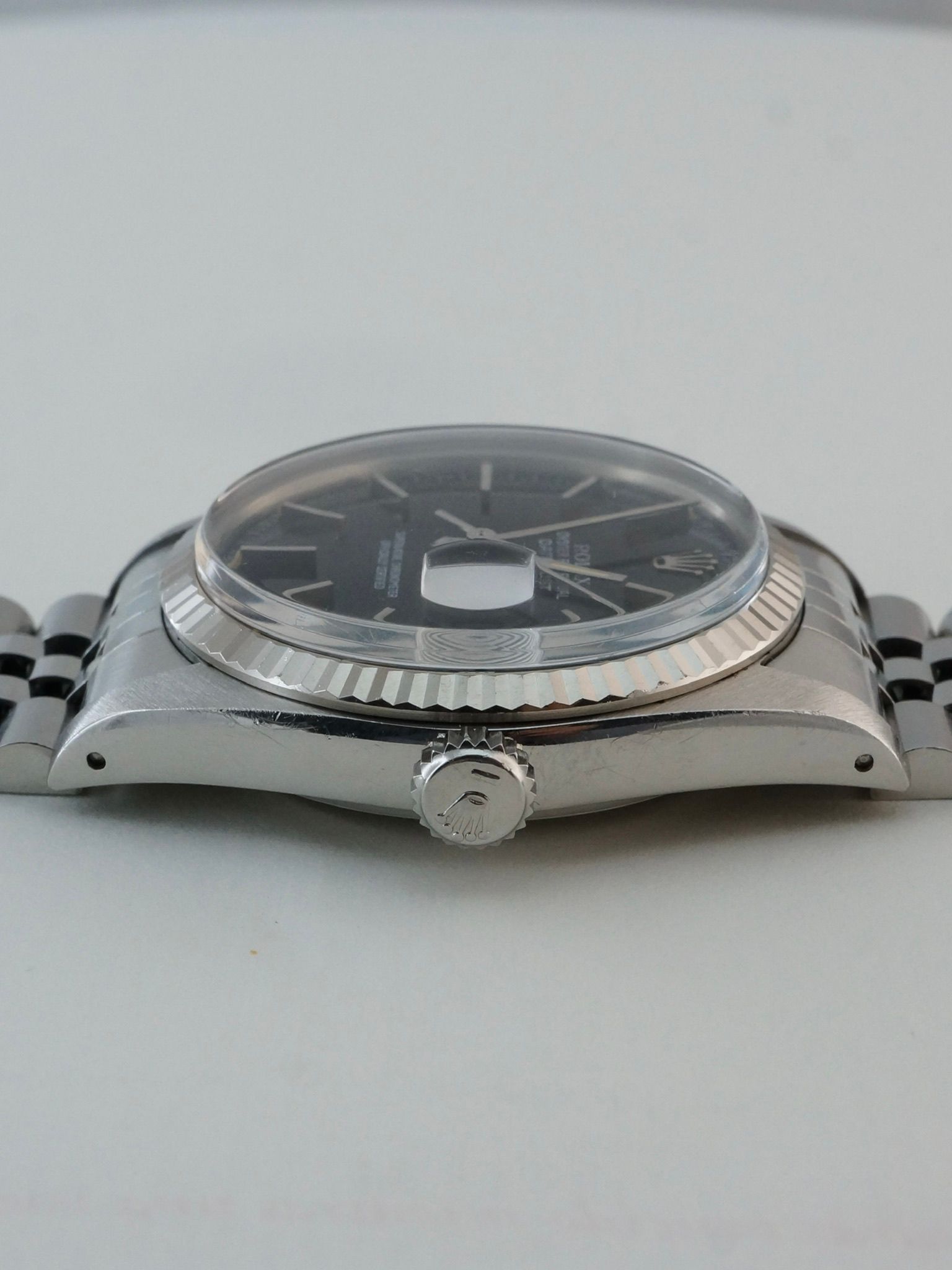 Rolex Datejust 16014 Black 1984 with original box and papers