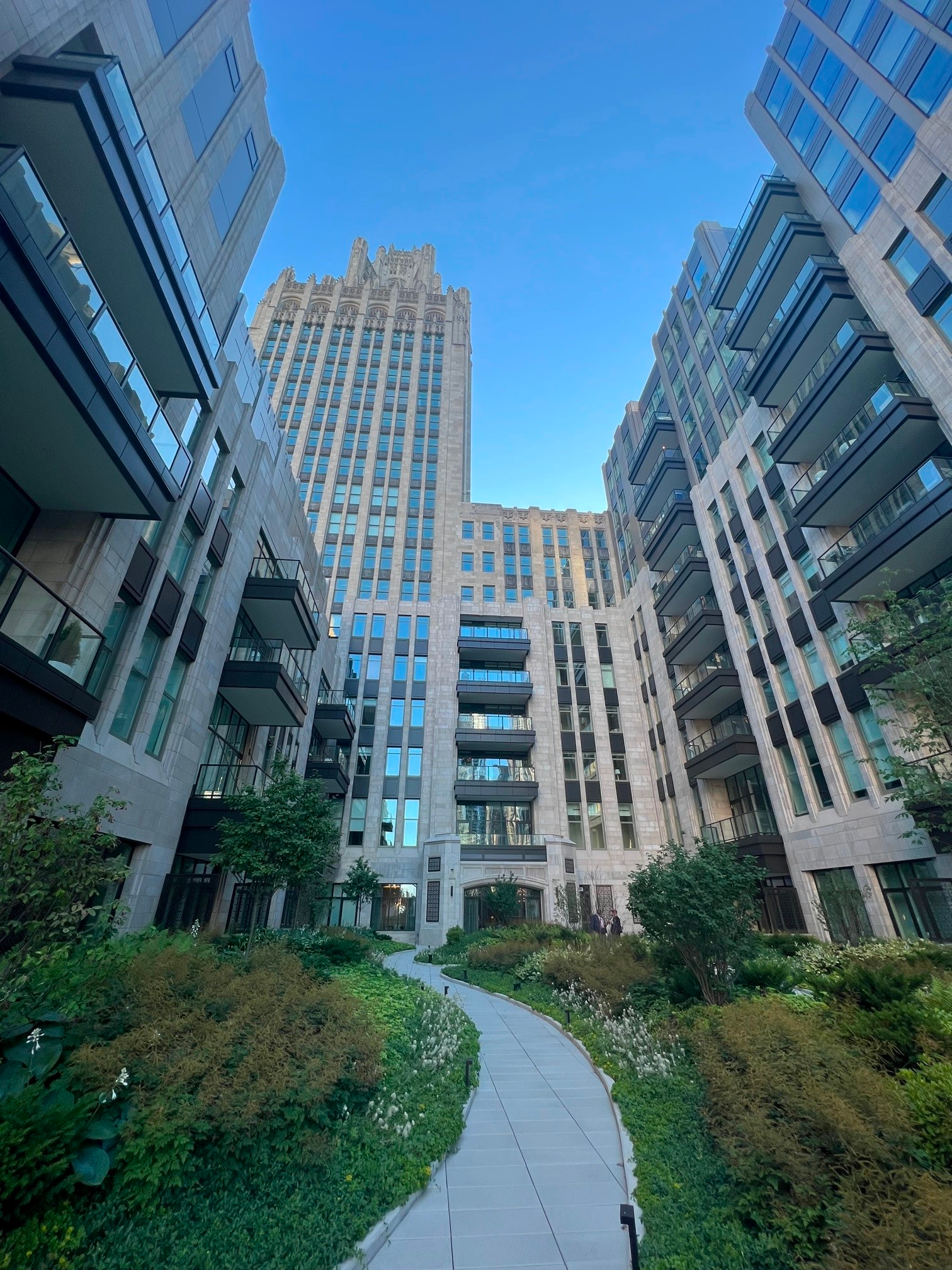 Tribune Tower Complex Renovation – New Level 3 courtyard carved out of existing structure