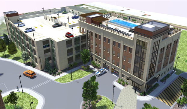 Yorktown Apartments - Parking Garage