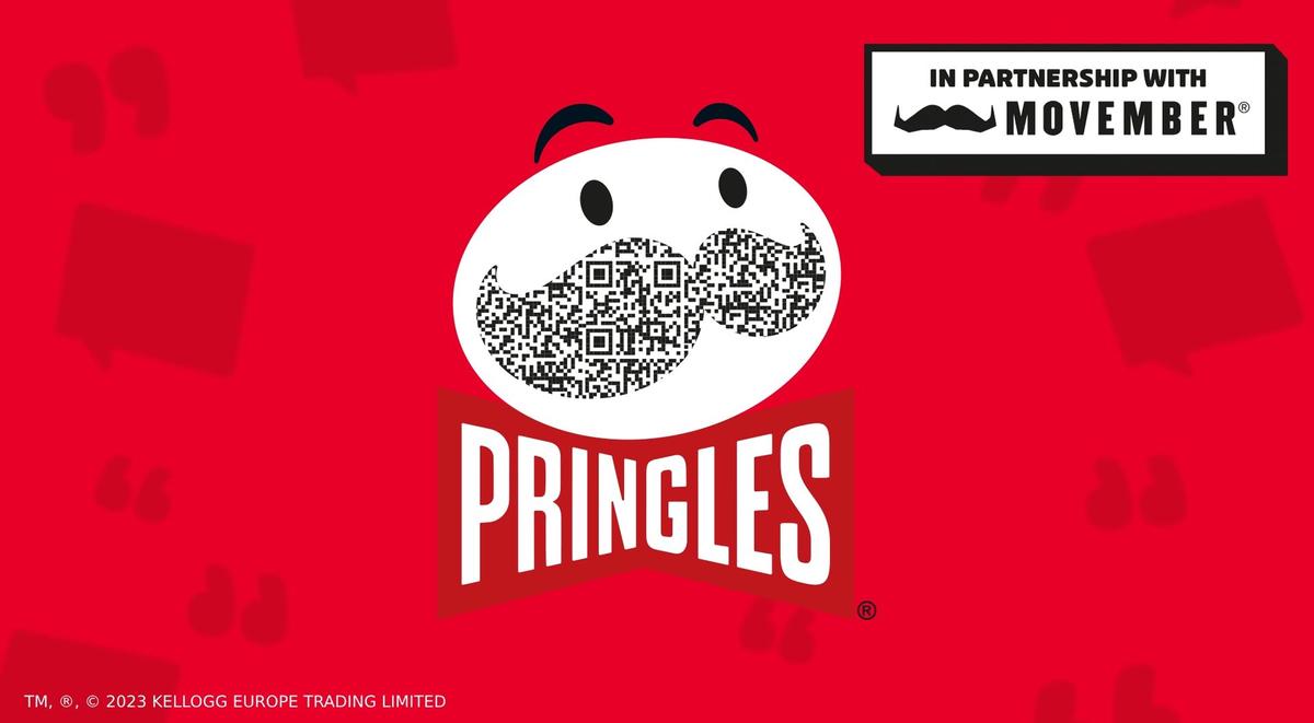 Immagine di Mr P con i baffi QR