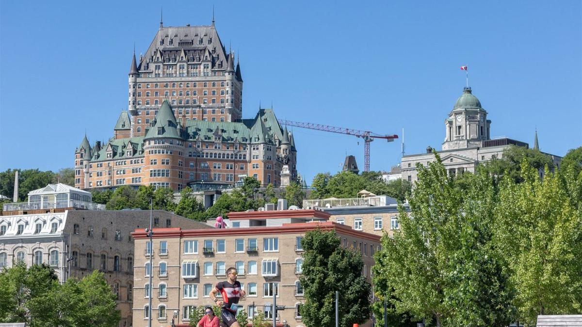  Une photo panoramique du Québec, Canada