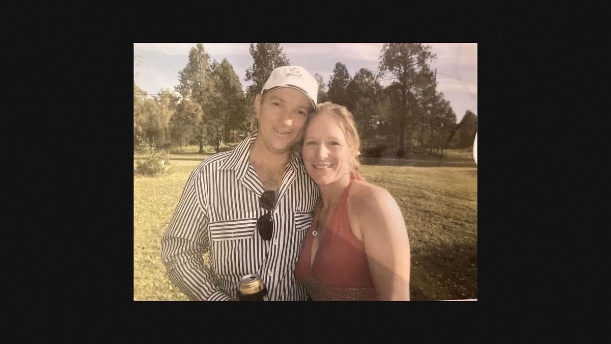 A picture of Tammy and her late husband Matthew.
