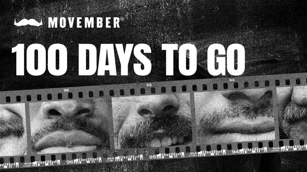 Movember begins in just 100 days poster