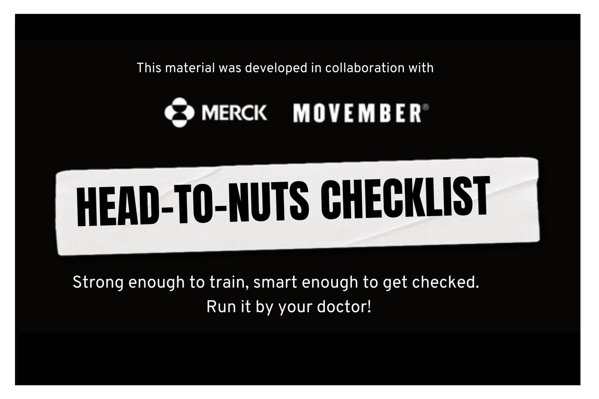Head-to-nuts checklist