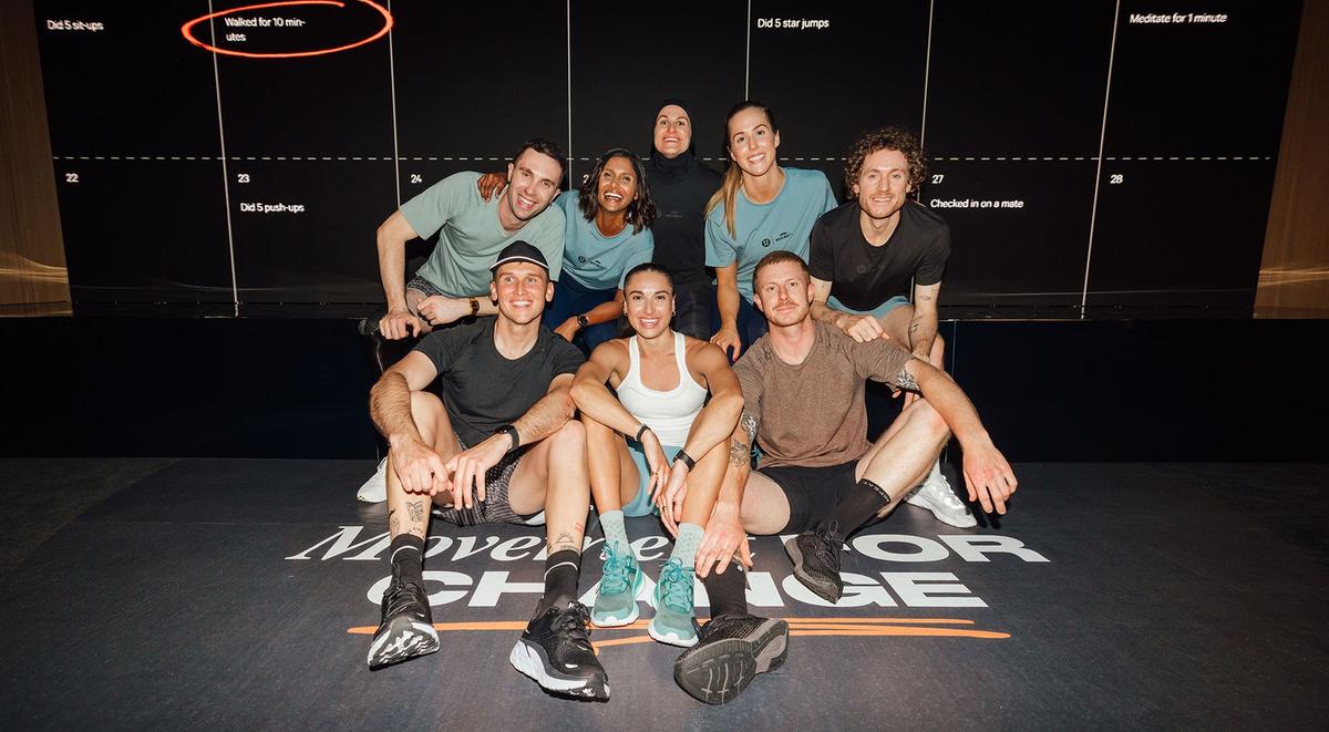  lululemon athletes and ambassadors wear the new Movember product capsule