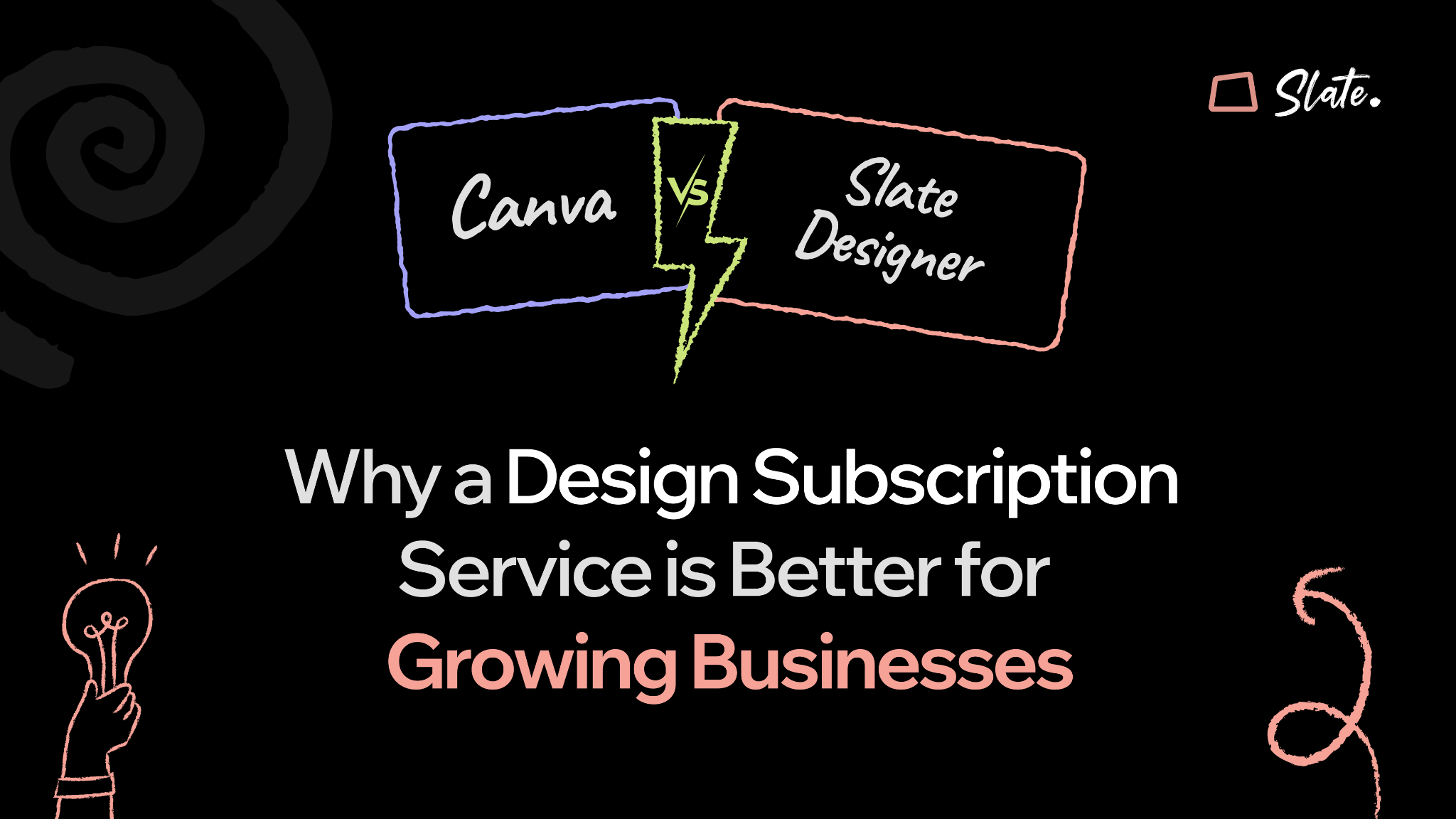 Canva vs Slate Designer: Why a Design Subscription Service is Better for Growing Businesses