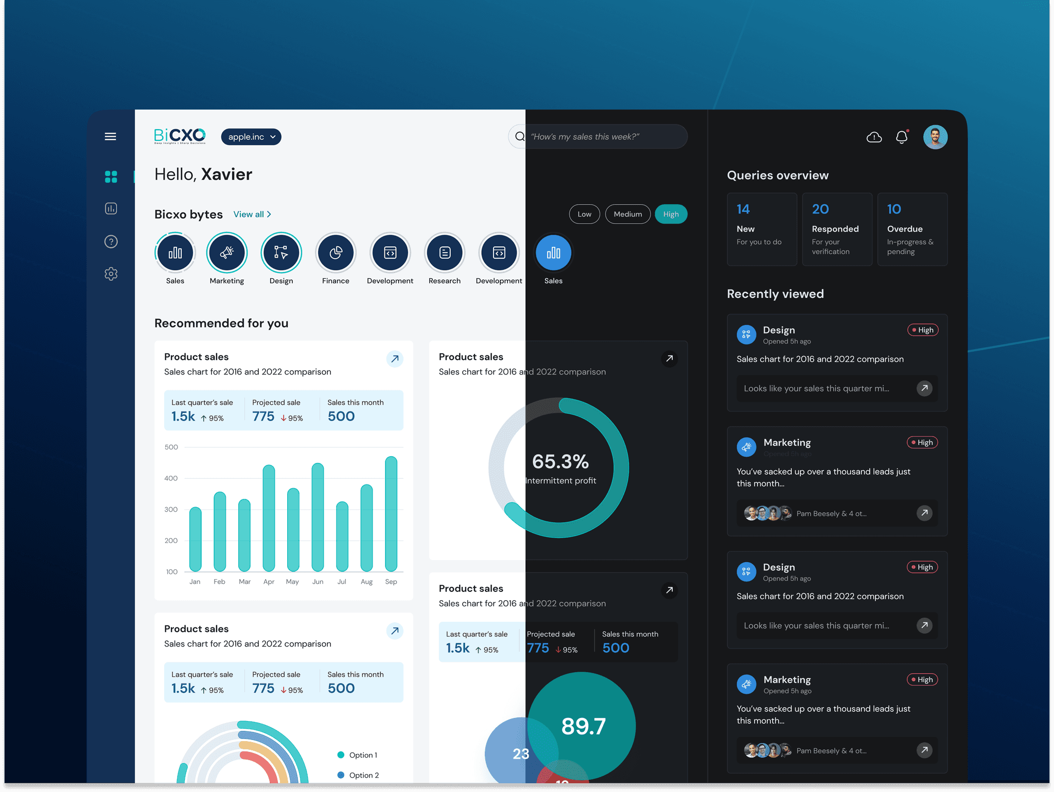 UI/UX for BI solution web app - Image 1