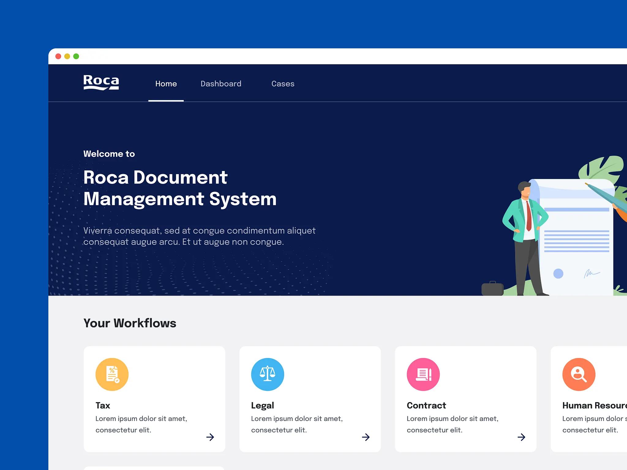 UI/UX for Tax & legal notice management system    - Image 1