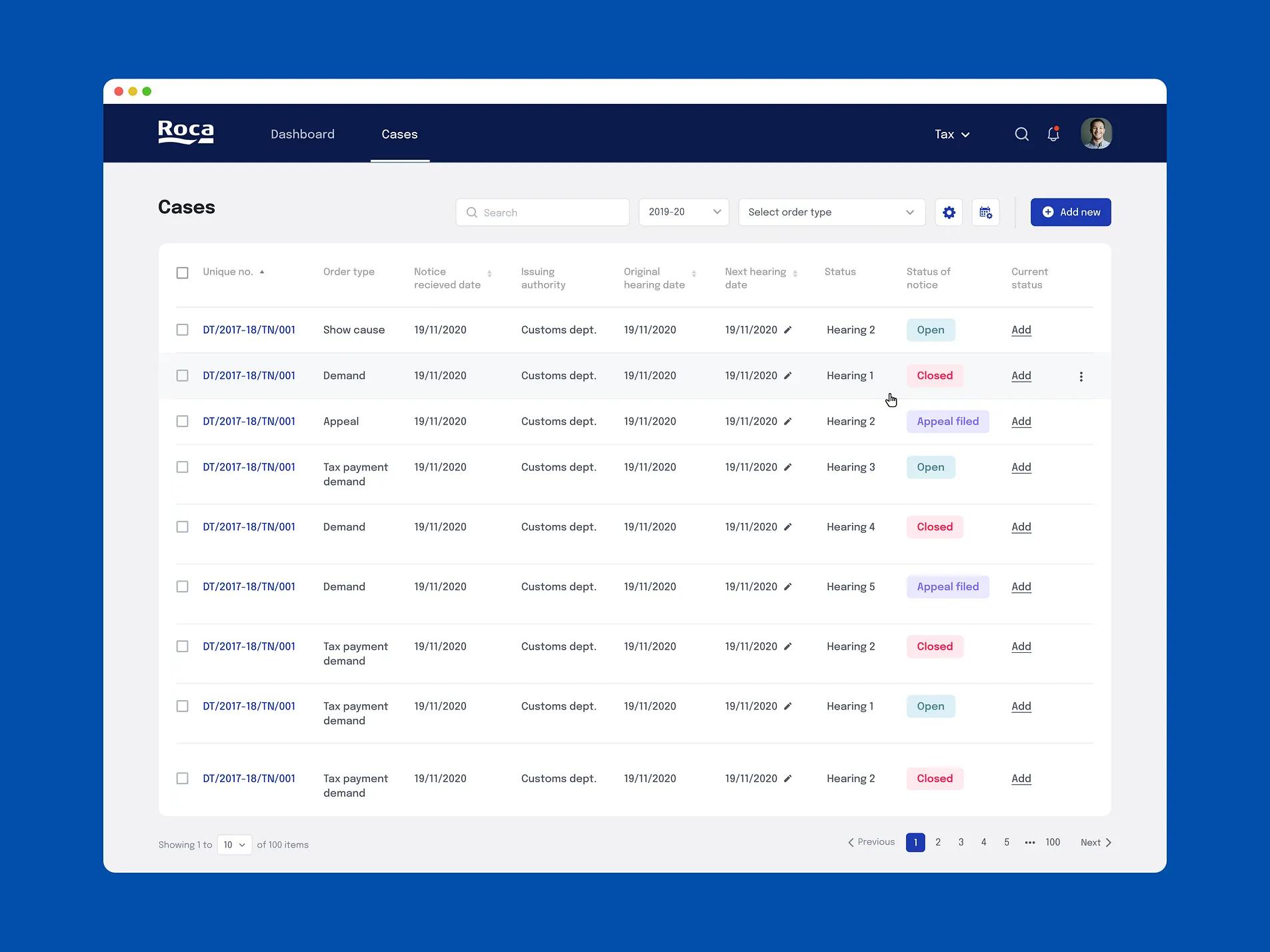 UI/UX for Tax & legal notice management system    - Image 2