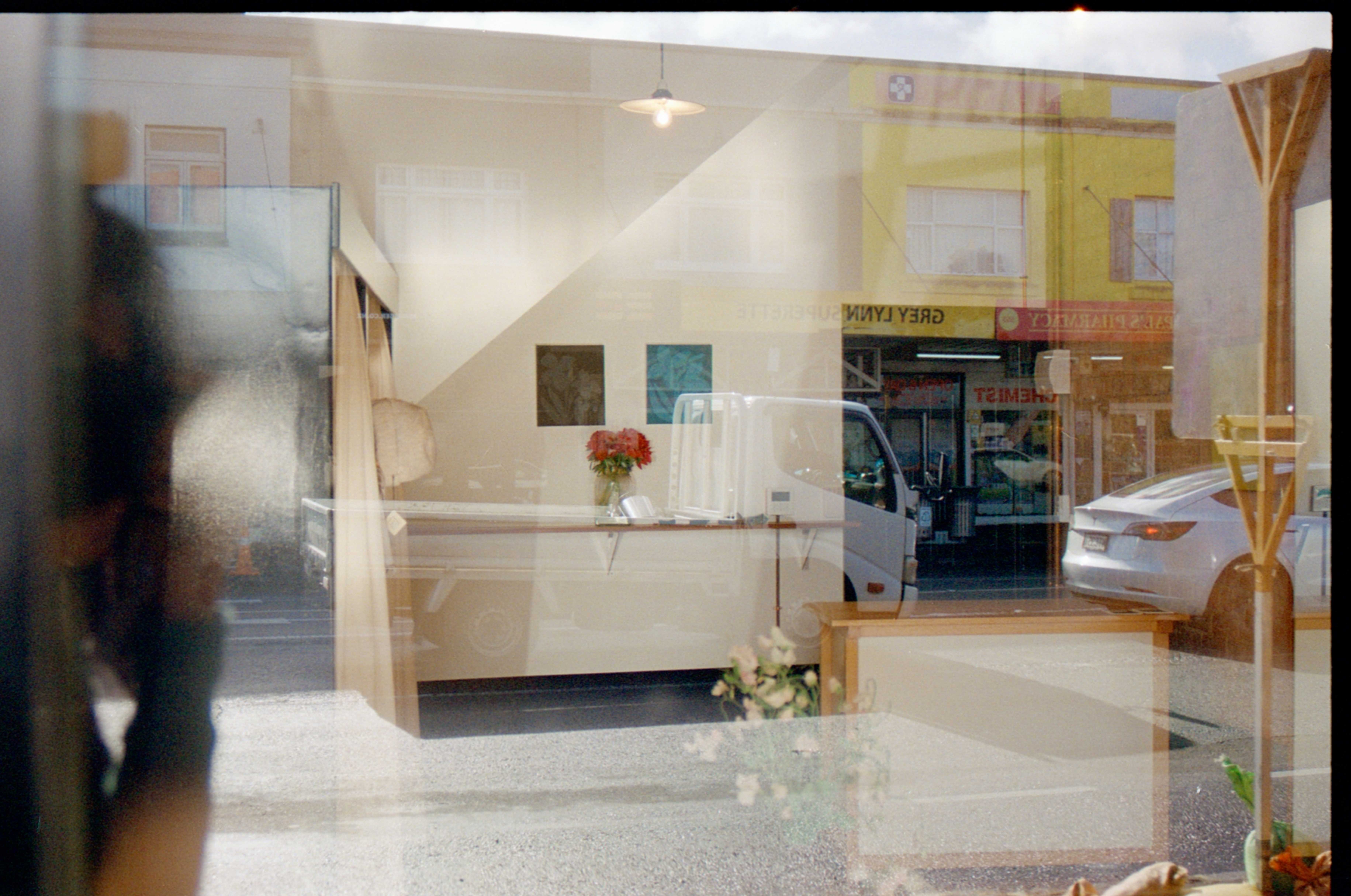 Briana Jamieson paintings in Penny Sage store