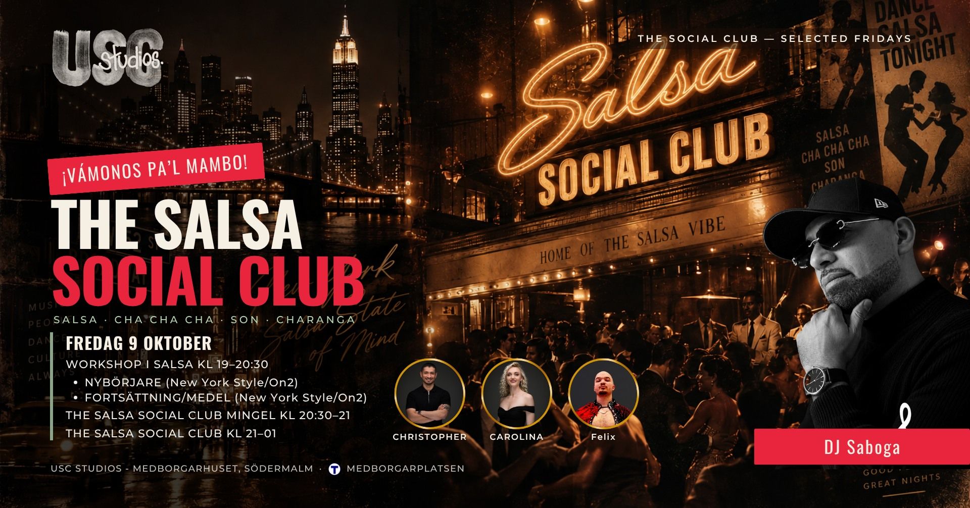 ¡Vámonos pa’l Mambo! The Salsa Social Club på USC Studios