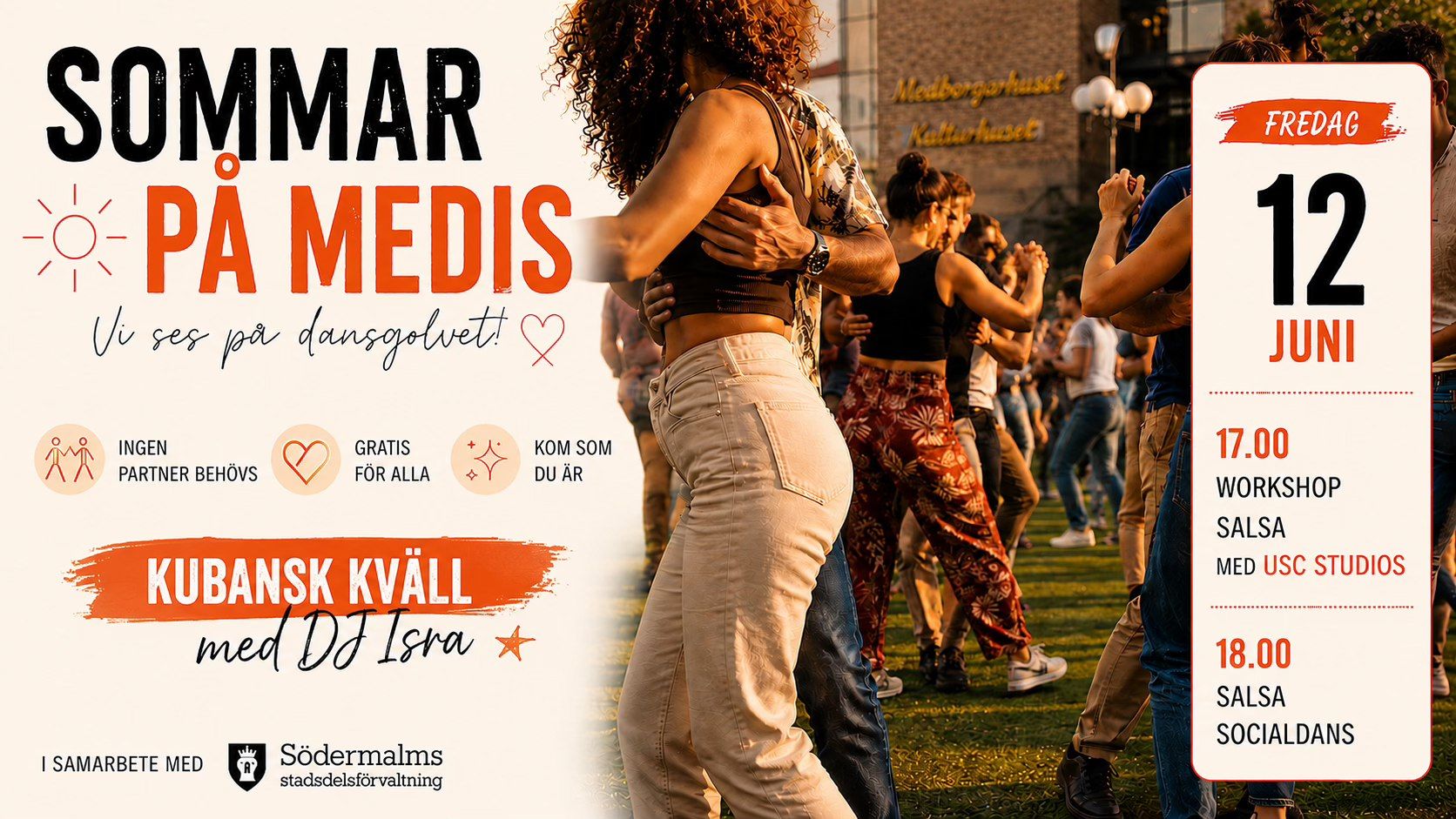 Sommar på Medis: Kubansk Salsa med USC Studios + DJ Isra