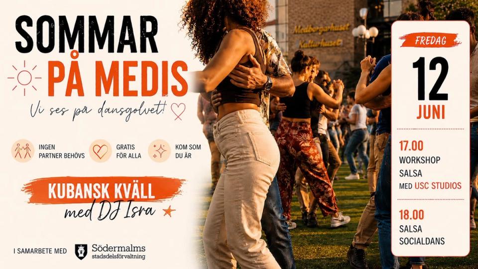 Sommar på Medis: Kubansk Salsa med USC Studios + DJ Isra på USC Studios