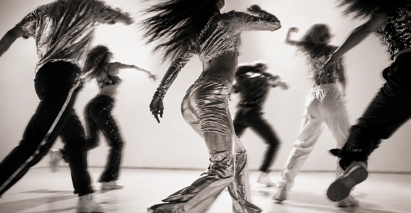 Disco dance class at USC Studios Stockholm