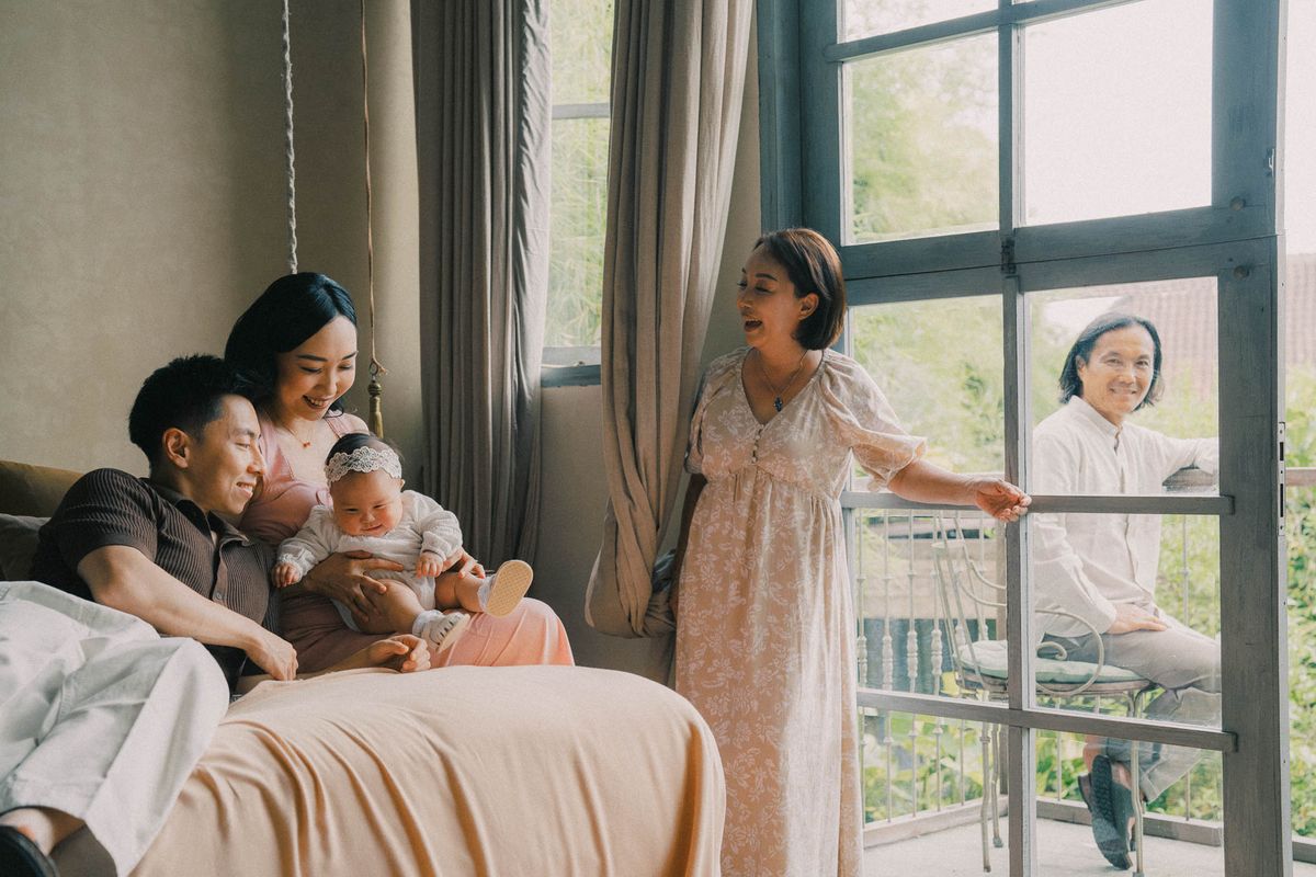 Baby Brielle & Family — Bali photography by Selalu Berkesan