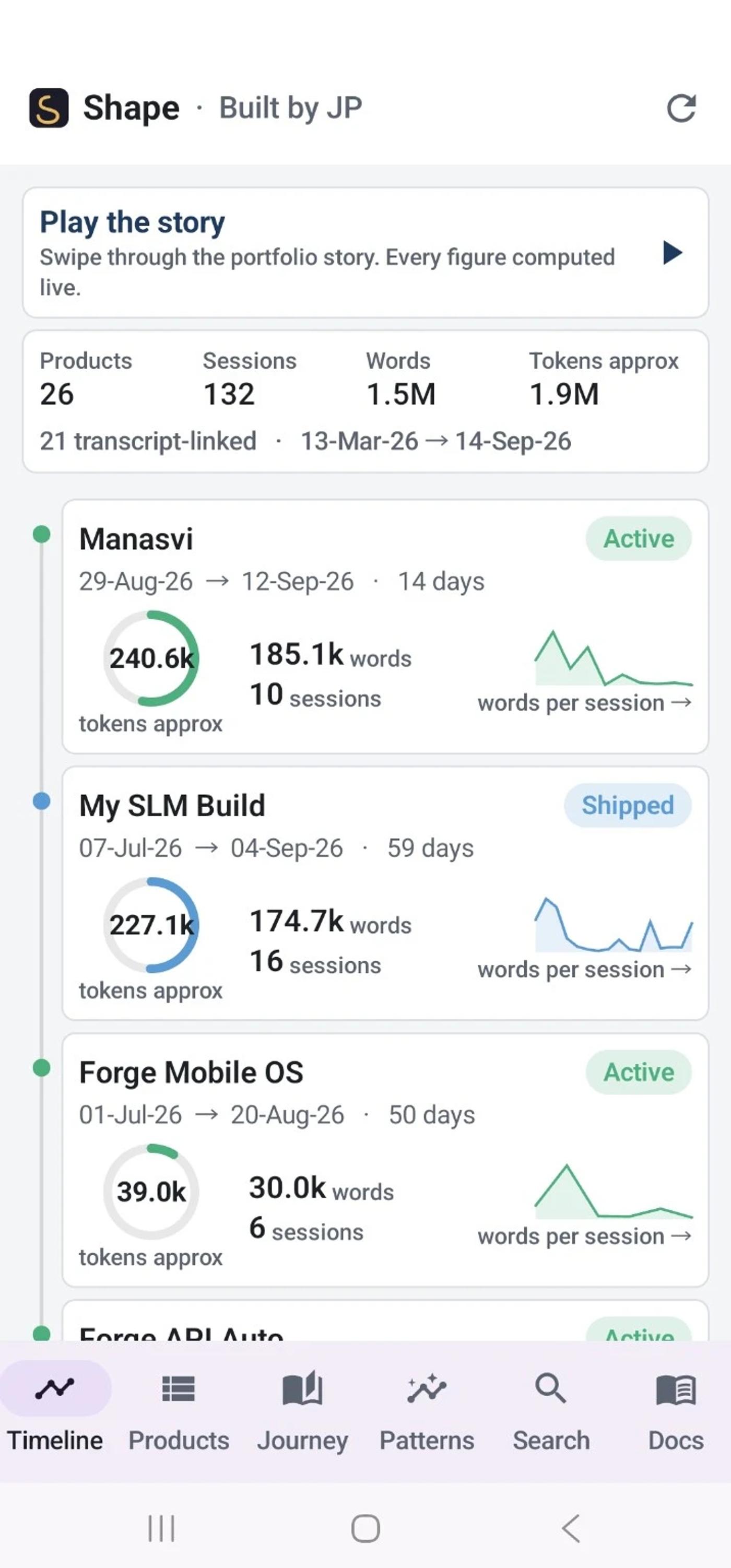 Shape — I Wasn't Missing Search. I Was Missing Structure.