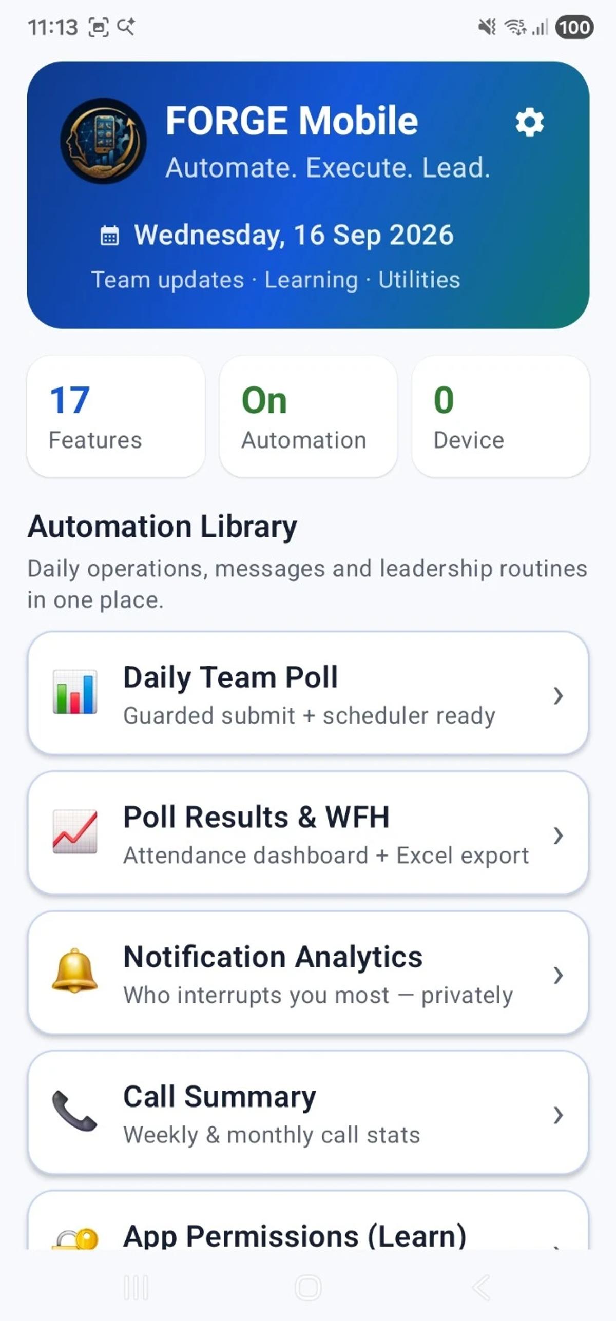 Forge Mobile OS