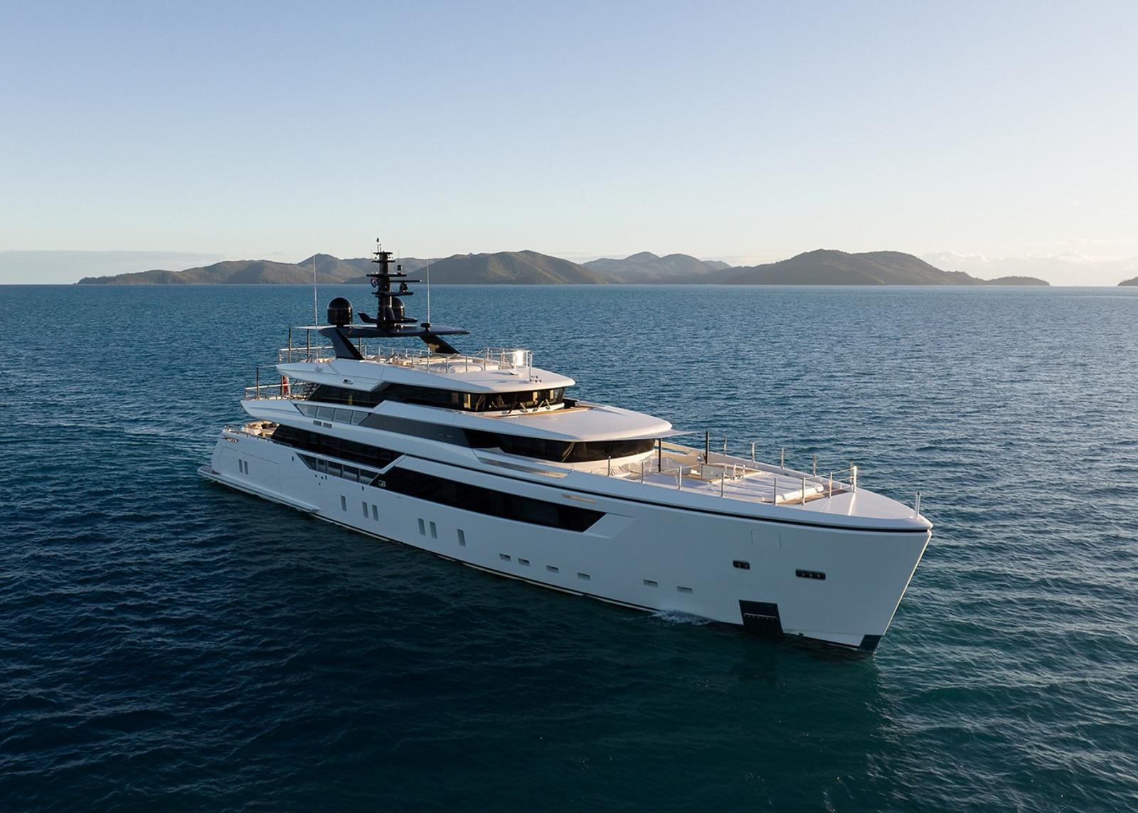 AIX at anchor in the Whitsundays