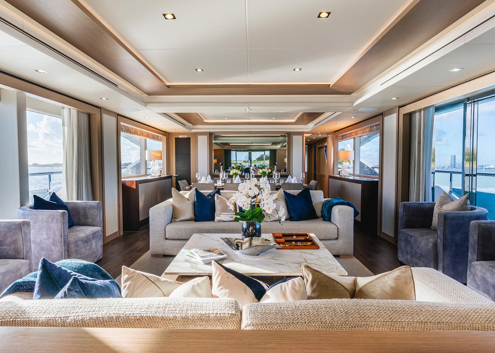 SUNSET — main saloon