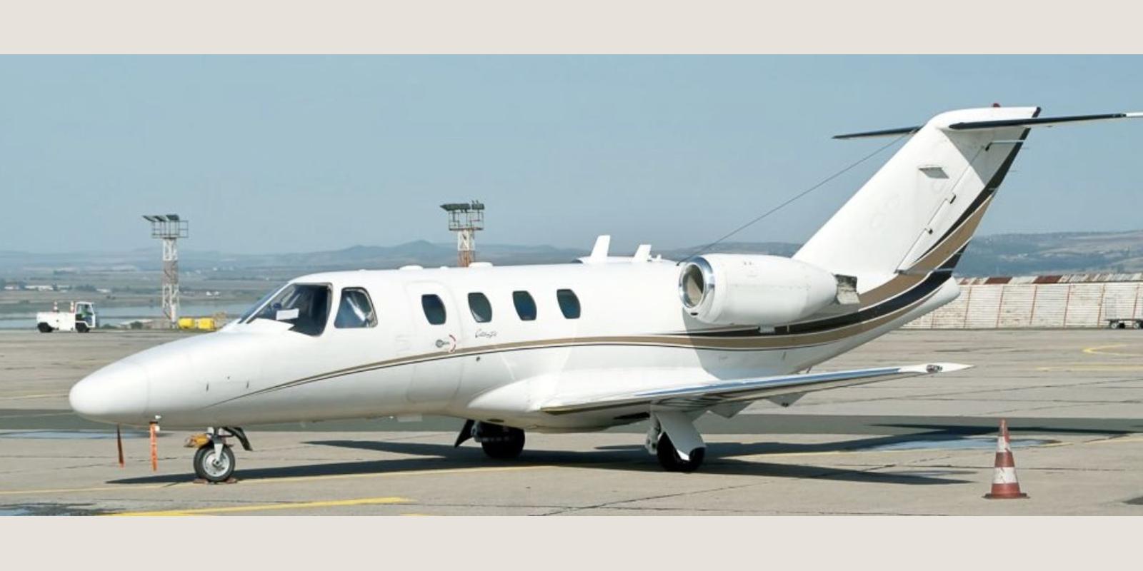 Cessna CitationJet, a very light jet private jet available for charter with ORRAIA